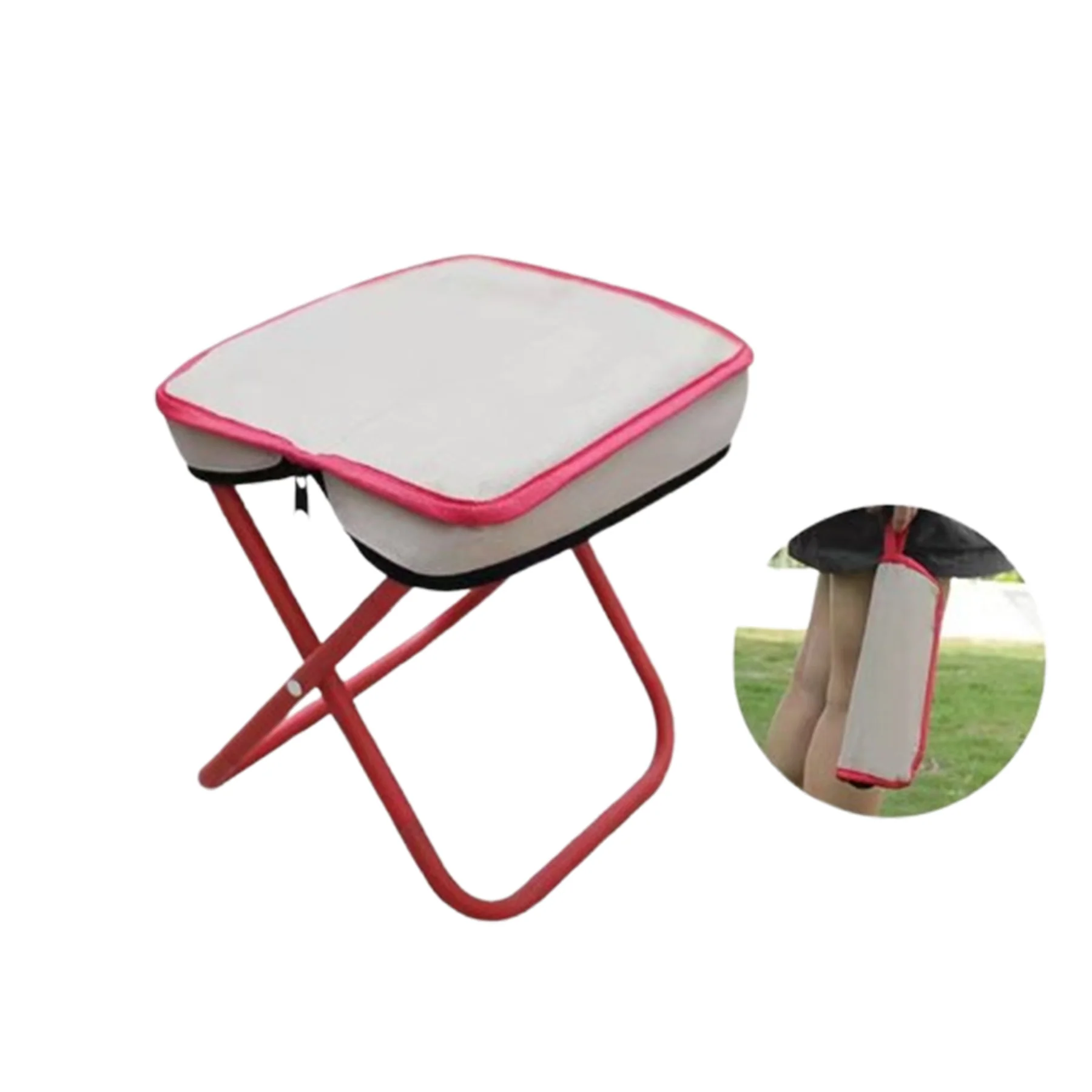 Portable Folding Chair Collapsible Stool For Camping Fishing