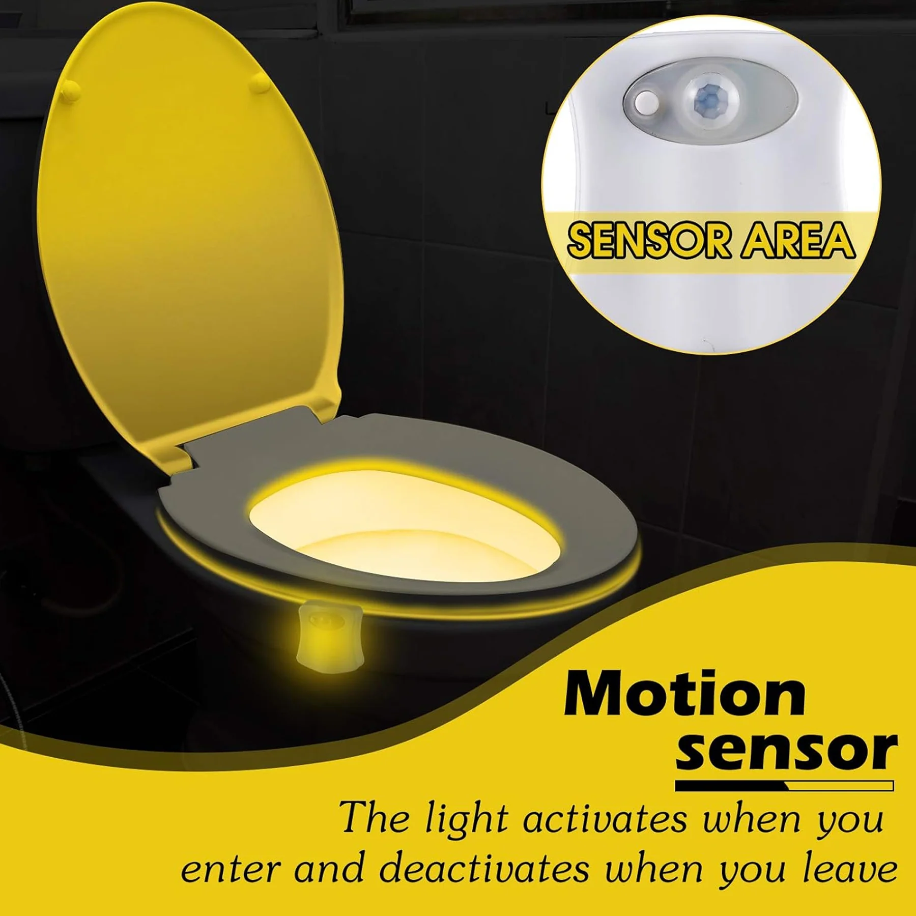 Color Changing Toilet Light