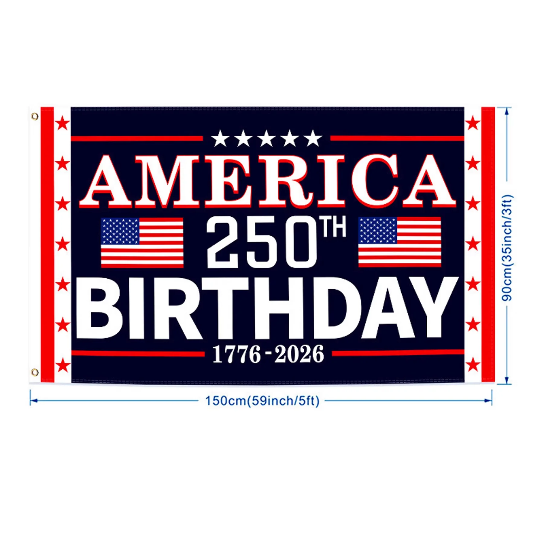 3x5 Ft 250th Anniversary USA Flag