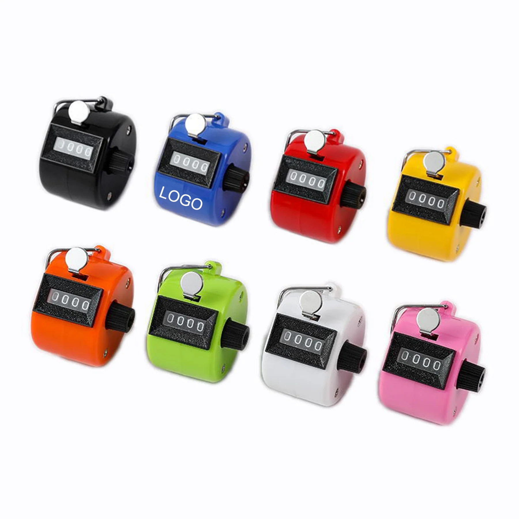 4-Digit Number Handheld Tally Mechanical Clicker Counter