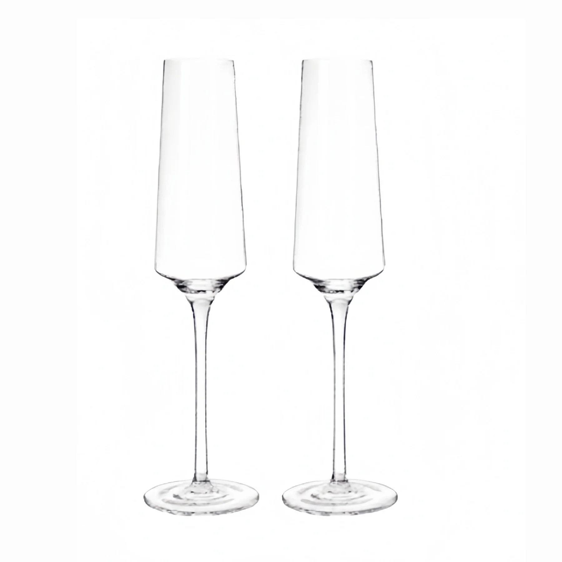 Elegant Crystal Champagne Flute Glass