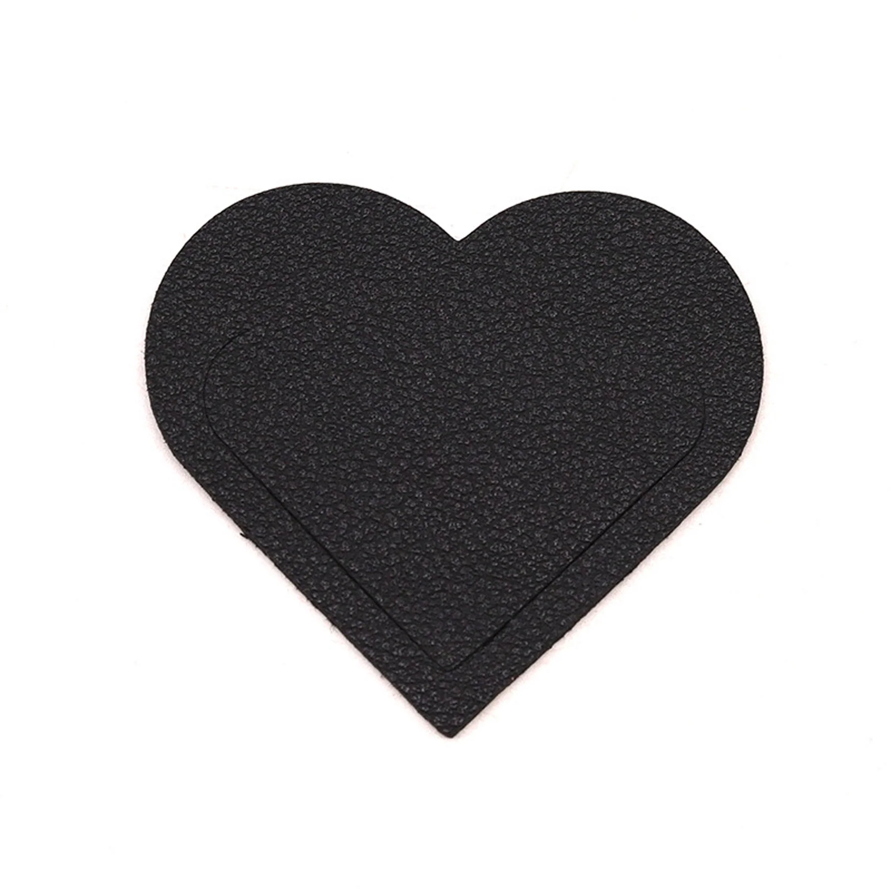 PU Leather Heart-Shaped Bookmark