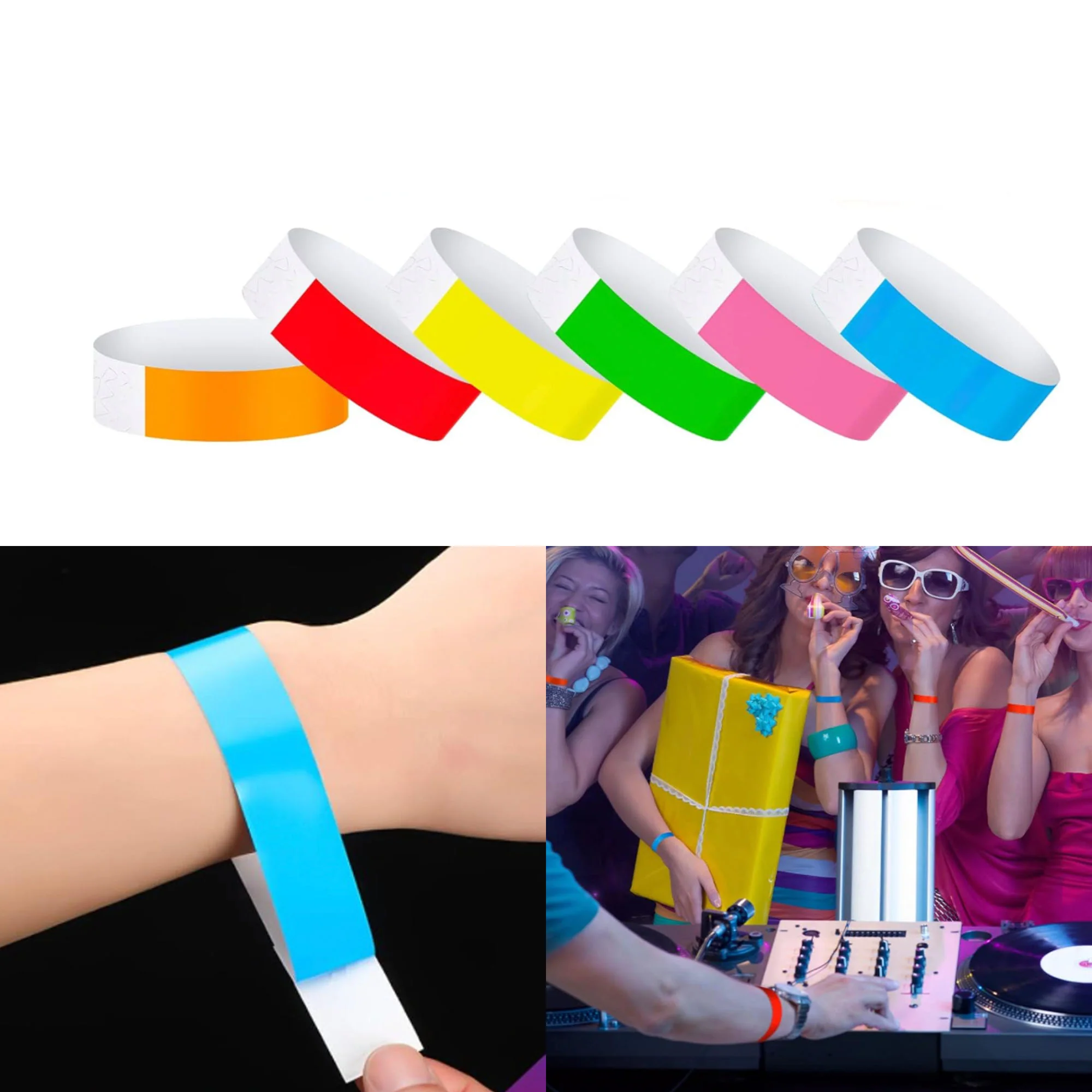 Custom Disposable Paper Wristbands