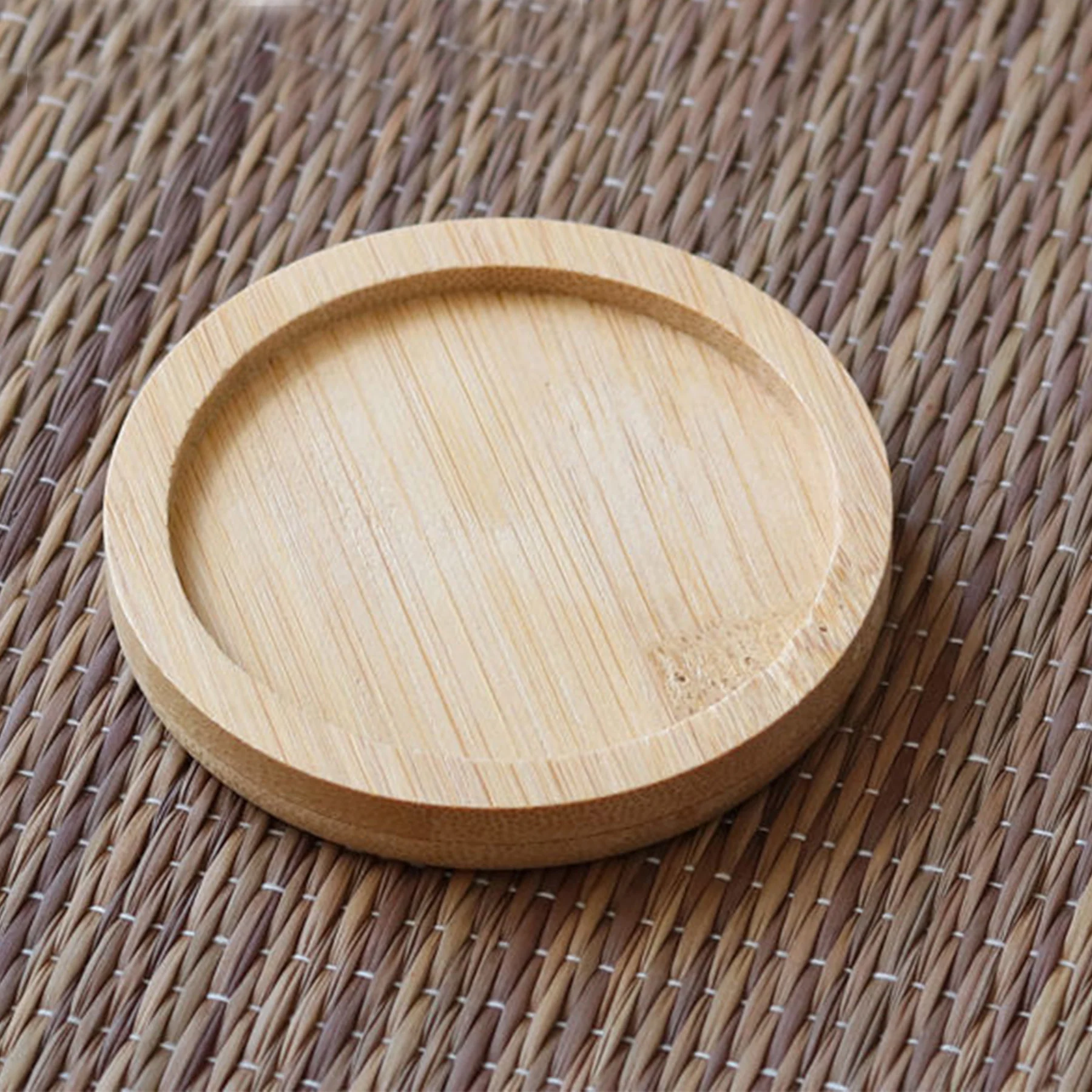 4.3in  Bamboo Coasters