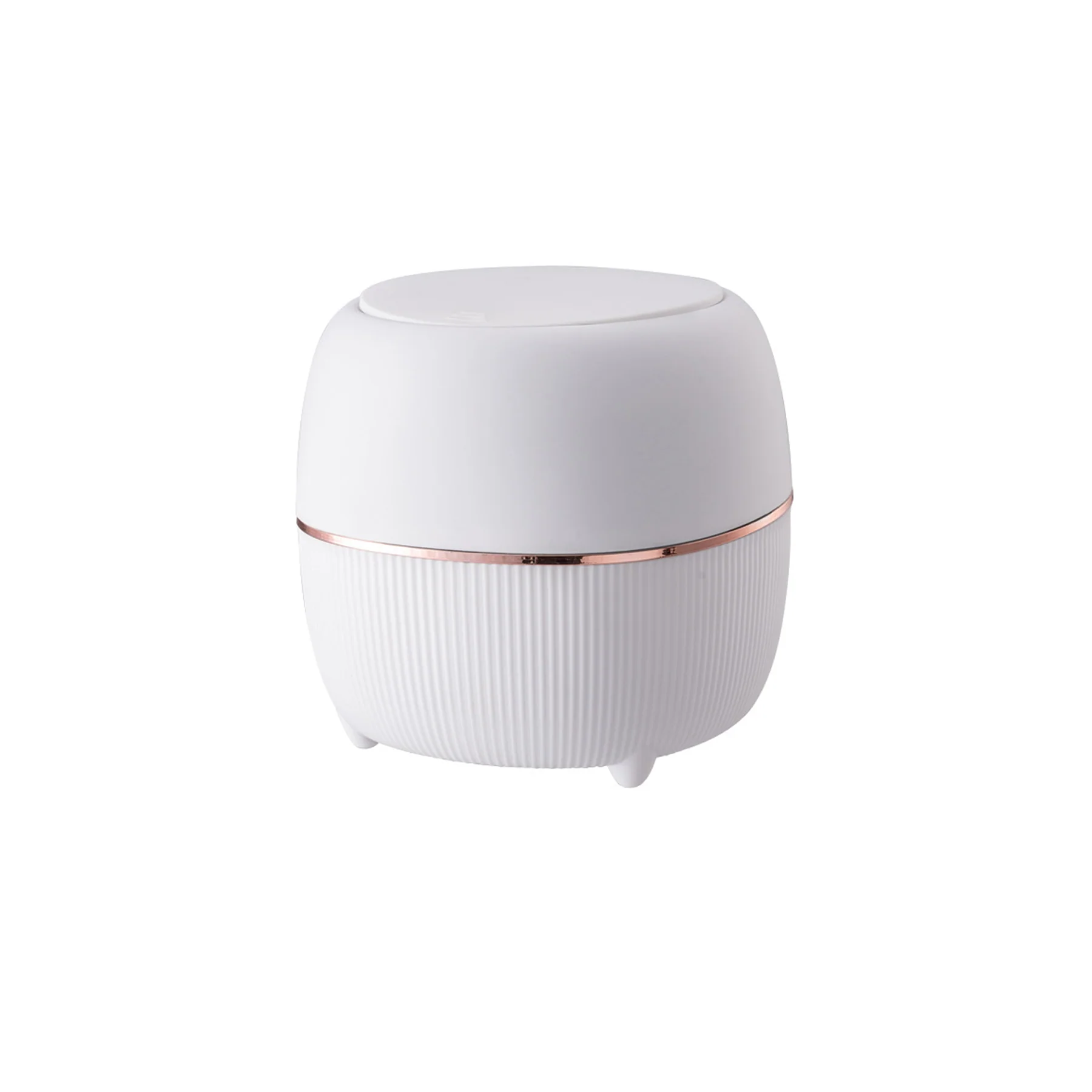 Compact Push Trash Bin—small And Efficient