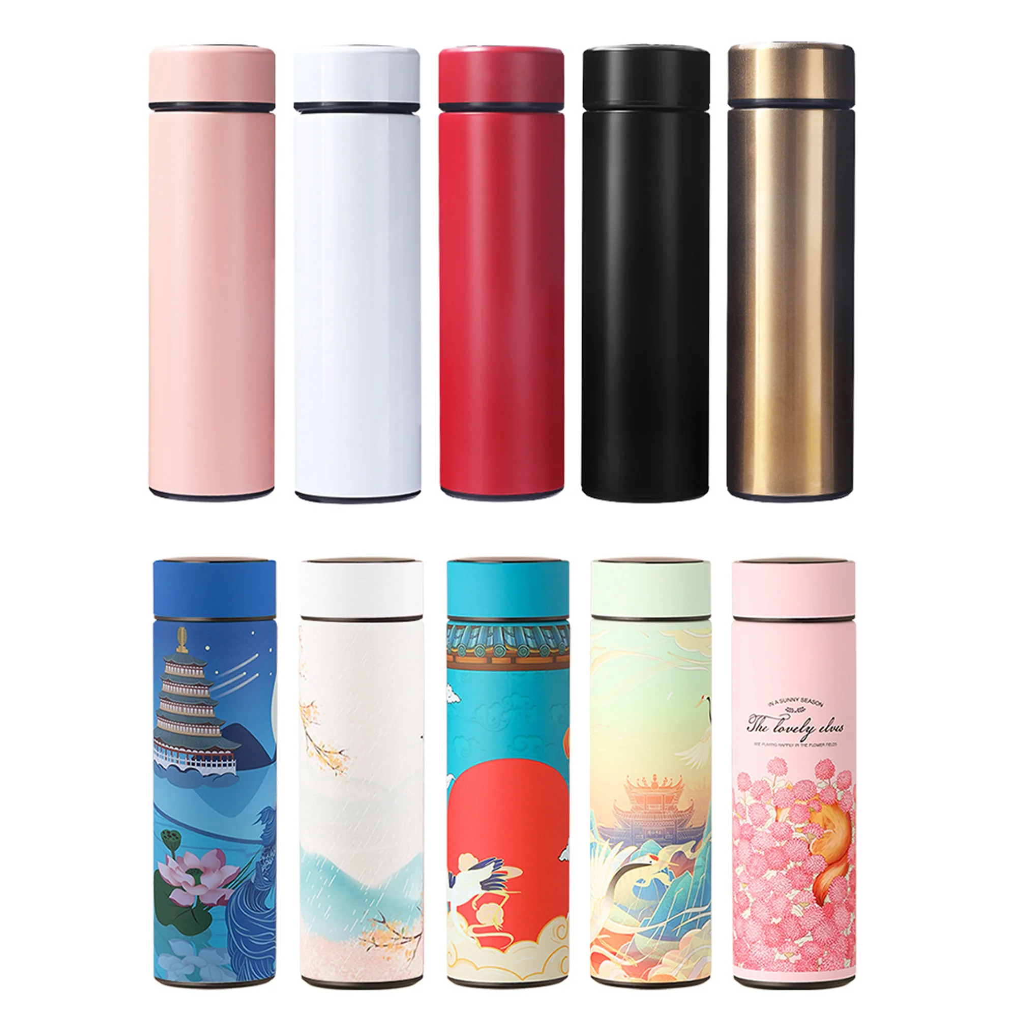 17oz Smart Temperature Display Stainless Steel Thermos Mug