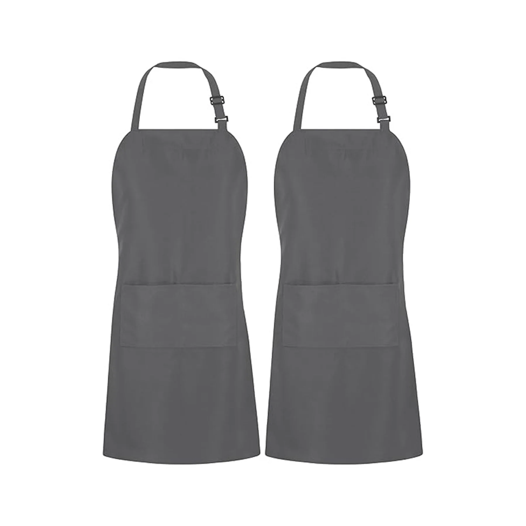 Adjustable Bib Aprons With 2 Pockets