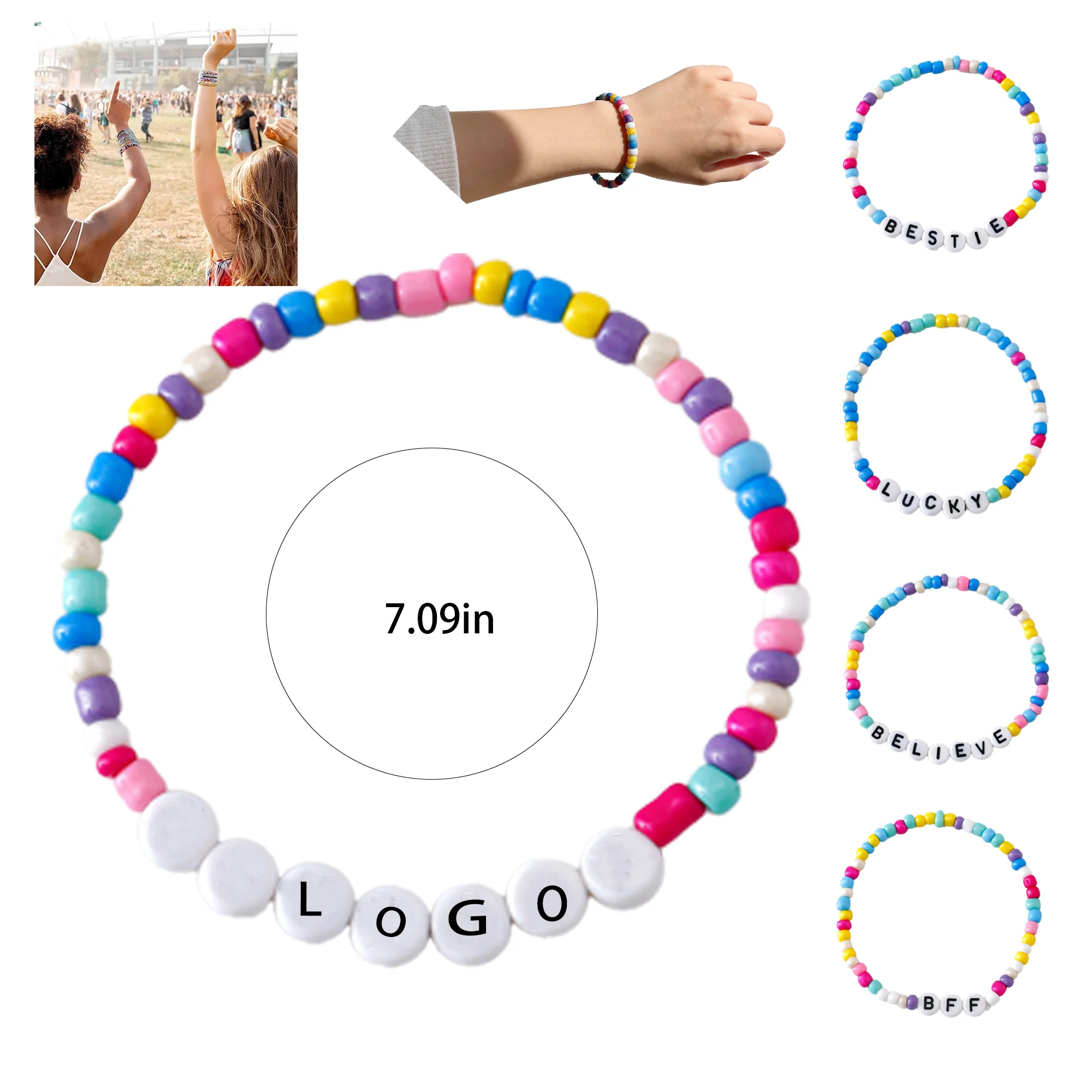 Custom Letter  Bracelets
