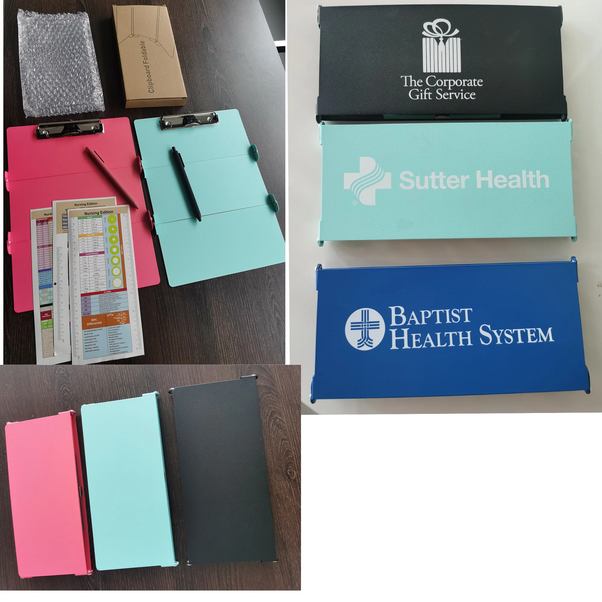 Aluminum Foldable Nursing Clipboard