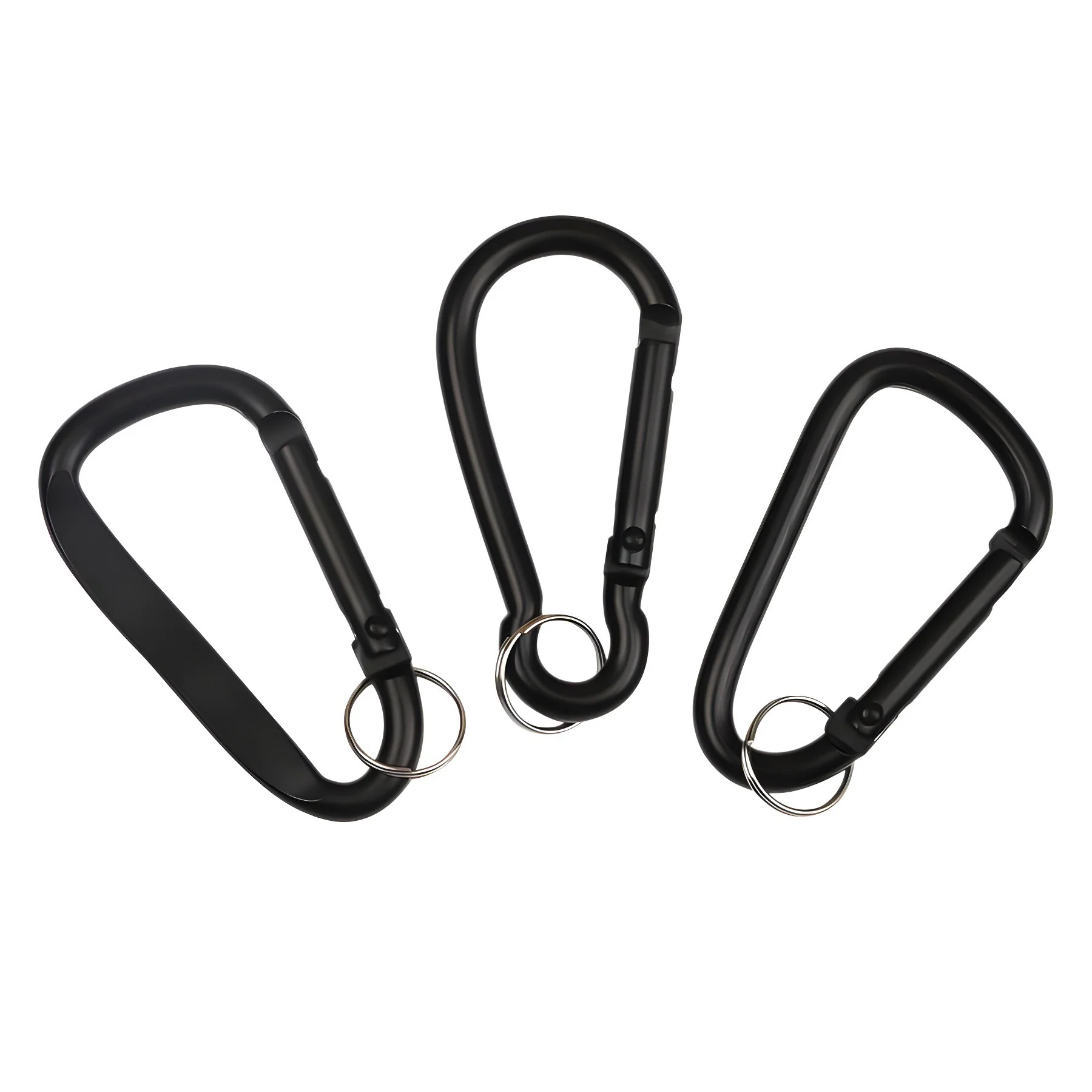 D Shaped Carabiner Clip for Camping