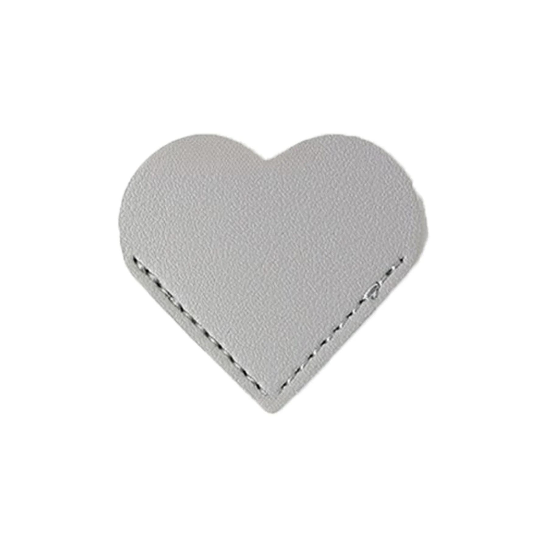 Pu Leather Heart-Shaped Bookmark Holder