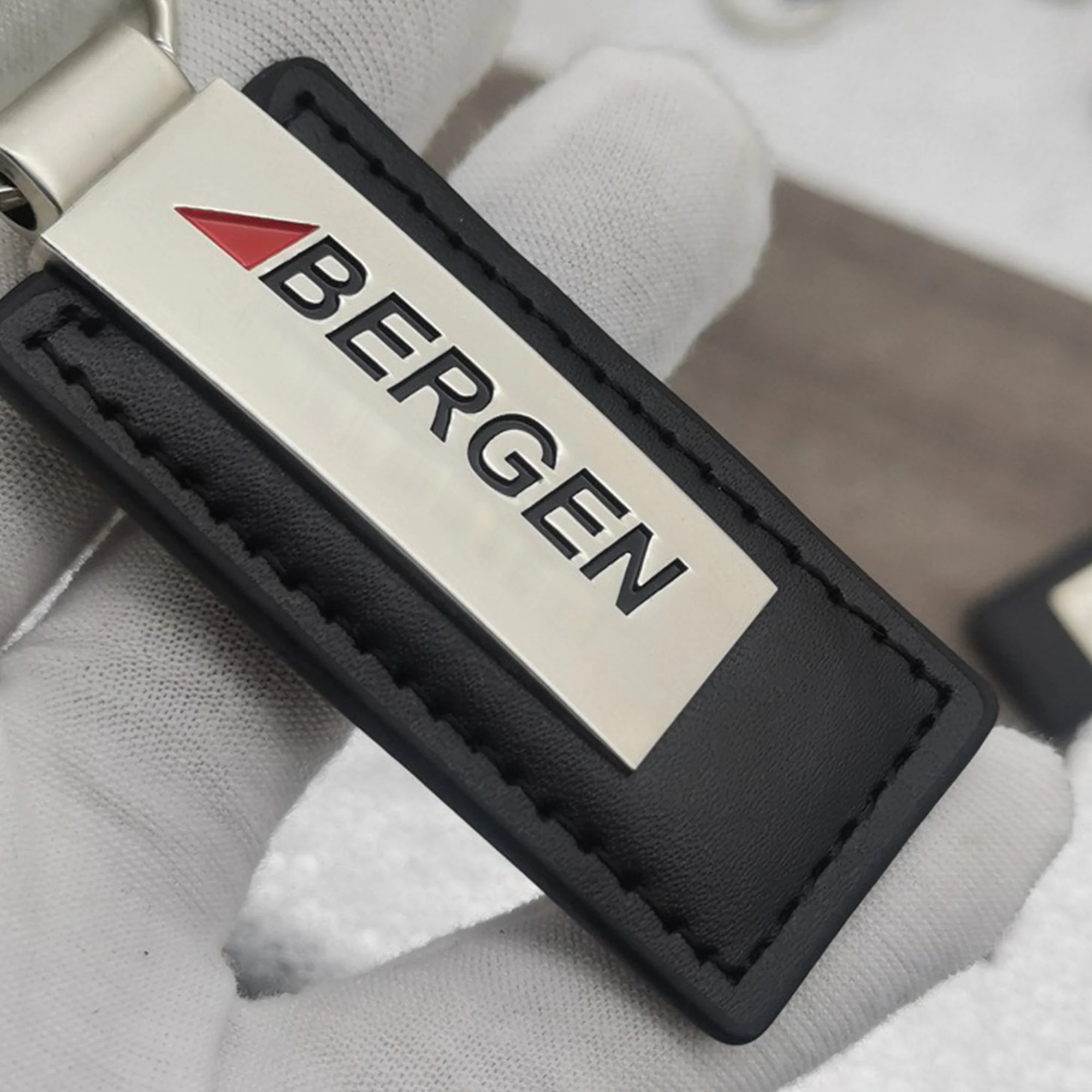 Leatherette Key Tag