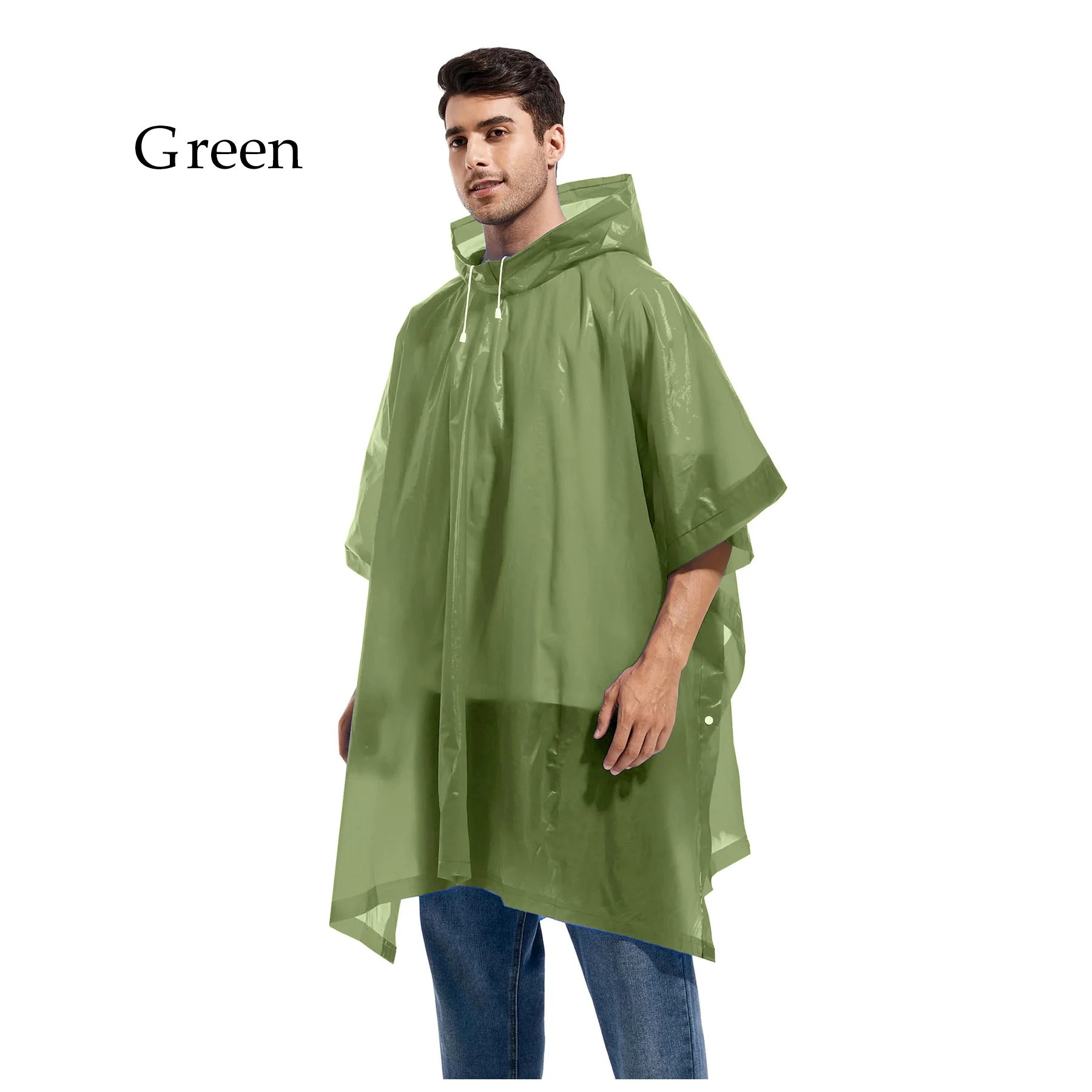 Rain Ponchos for Adults Reusable