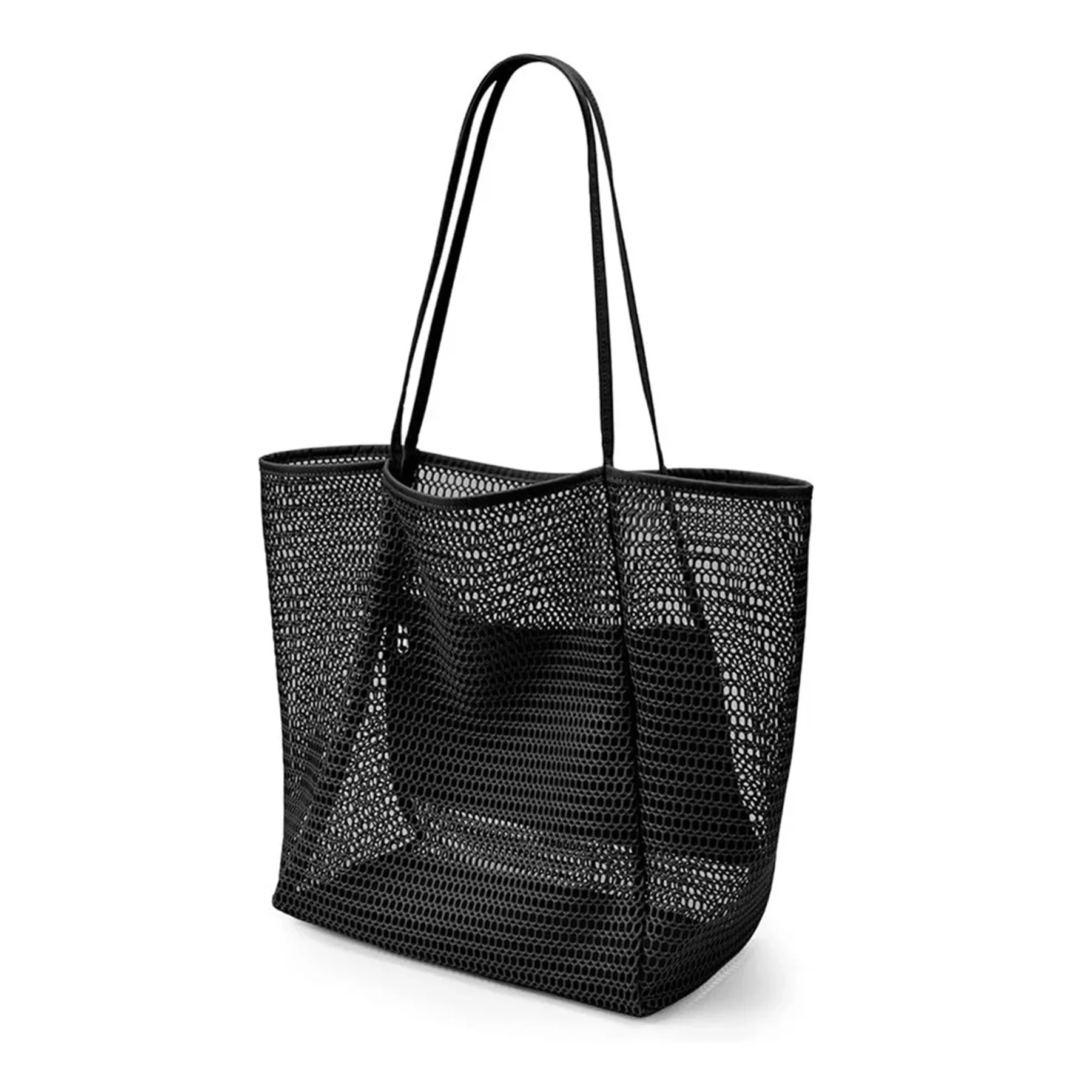 Foldable Mesh Beach Tote Bag