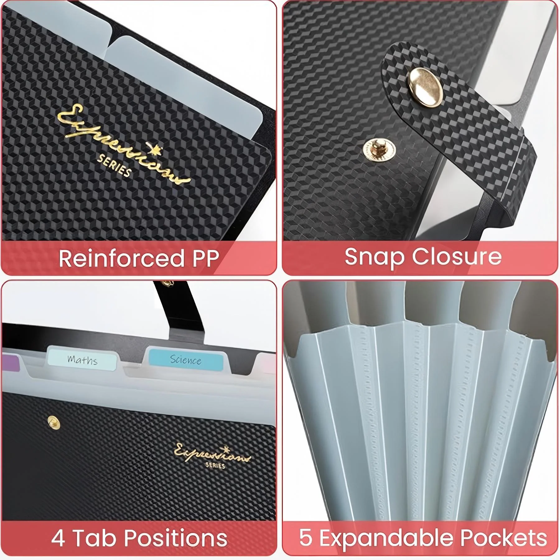 A4 Expandable Pocket Folder