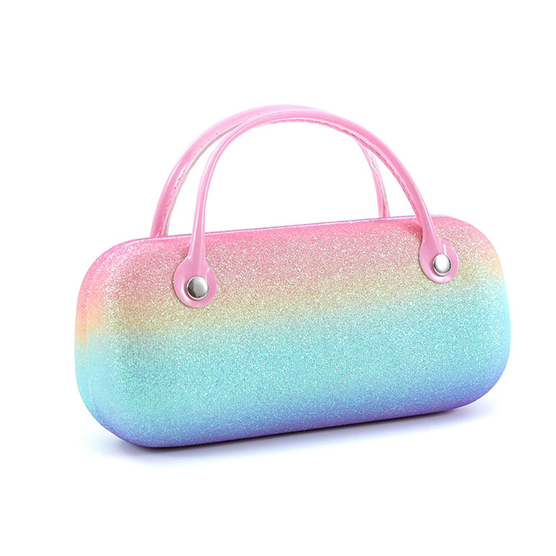 Portable Sunglasses Pouch Hard Shell with Handle