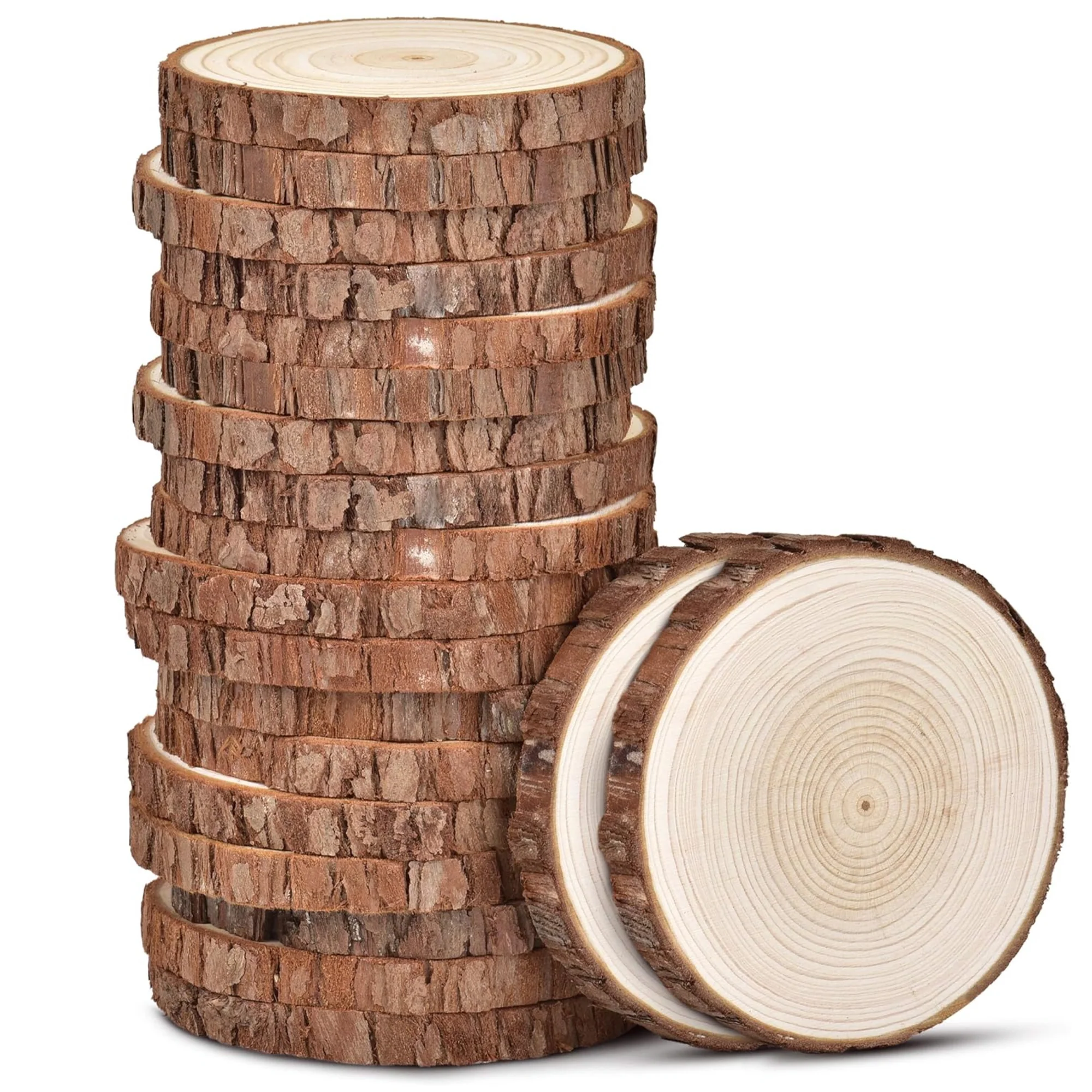 Custom Natural Wood Slice Coaster