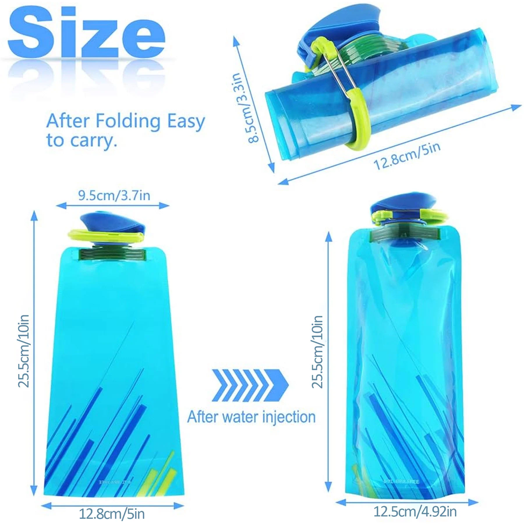 Foldable Water Bottles