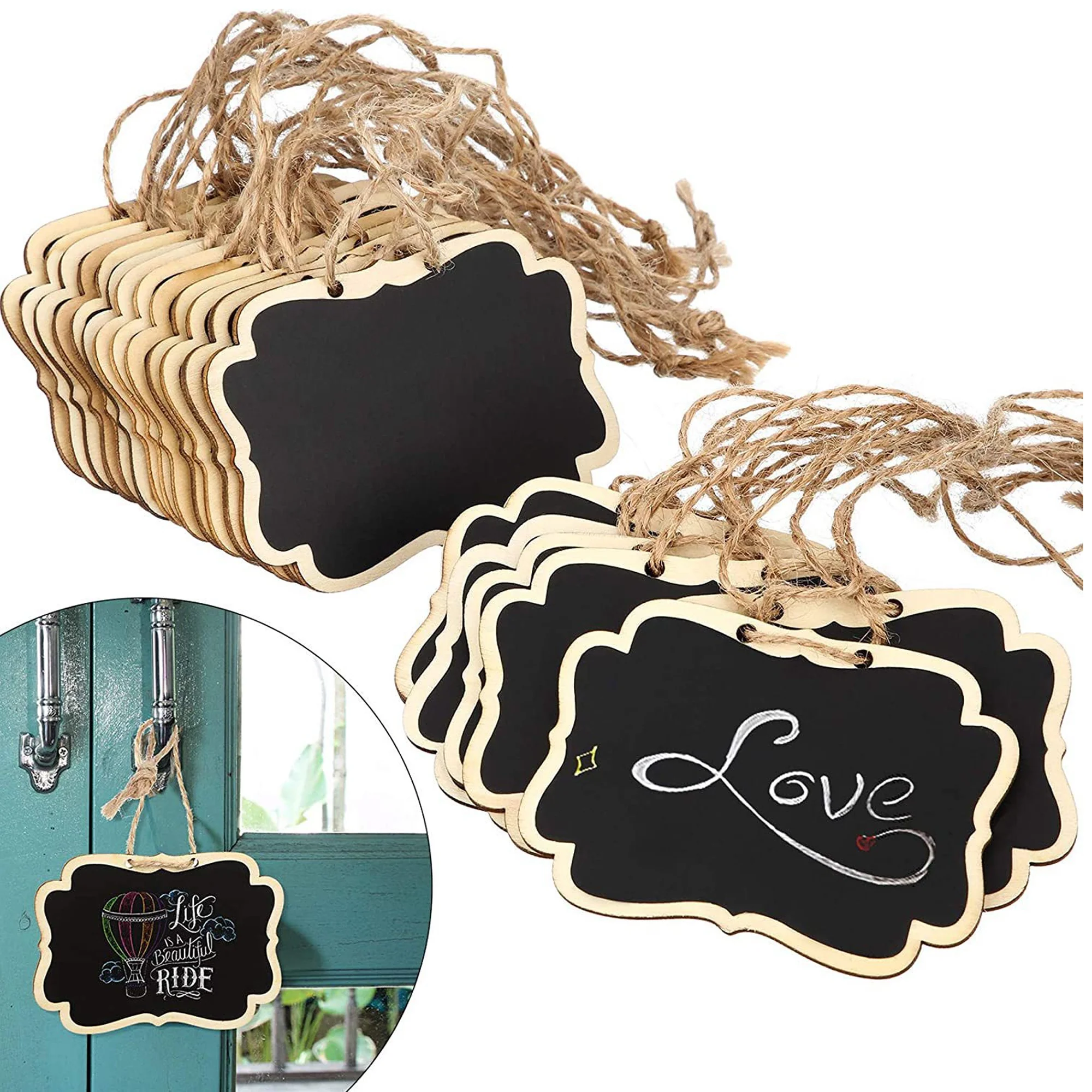 Wooden Message Blackboard