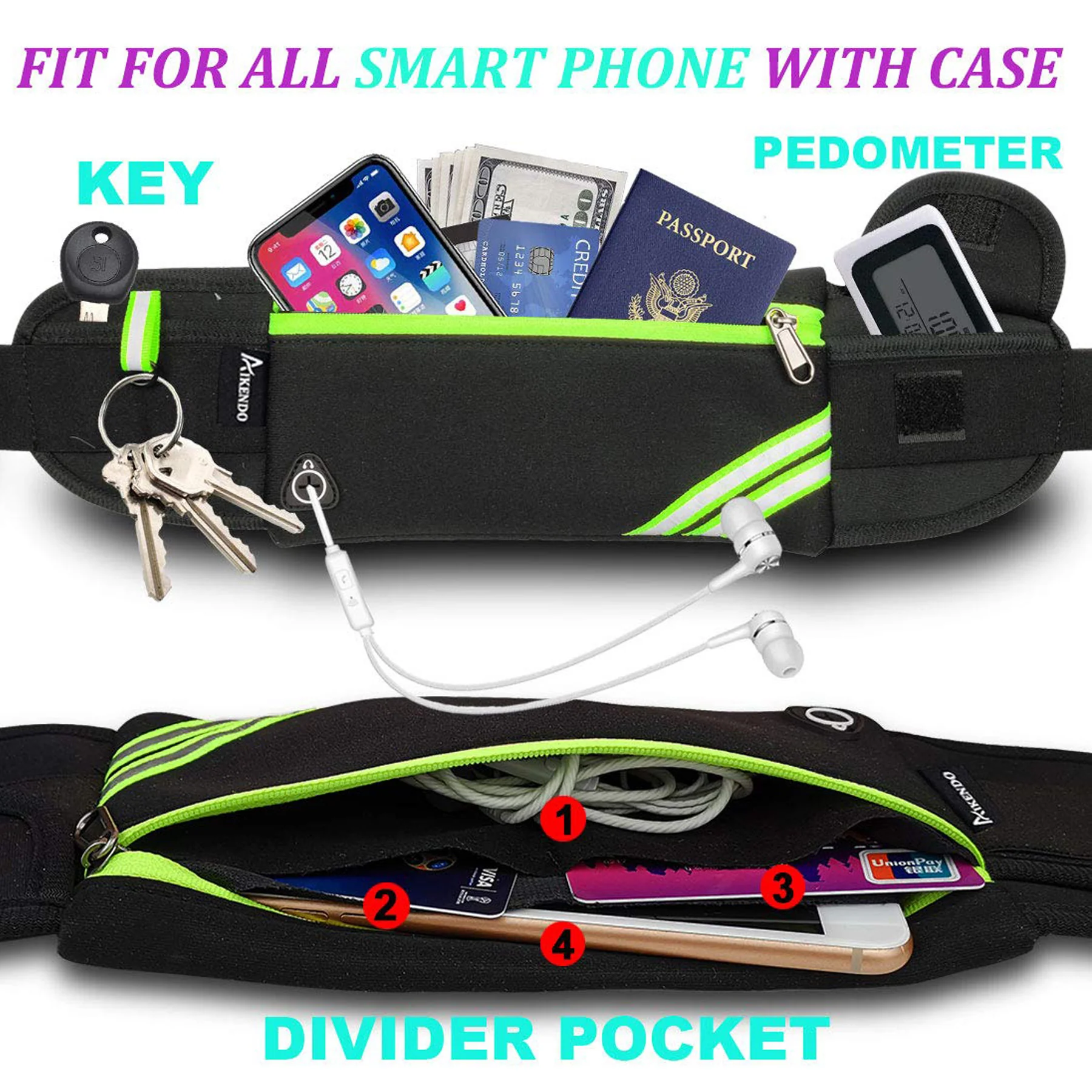 Slim Waist Bag For Running And Cycling