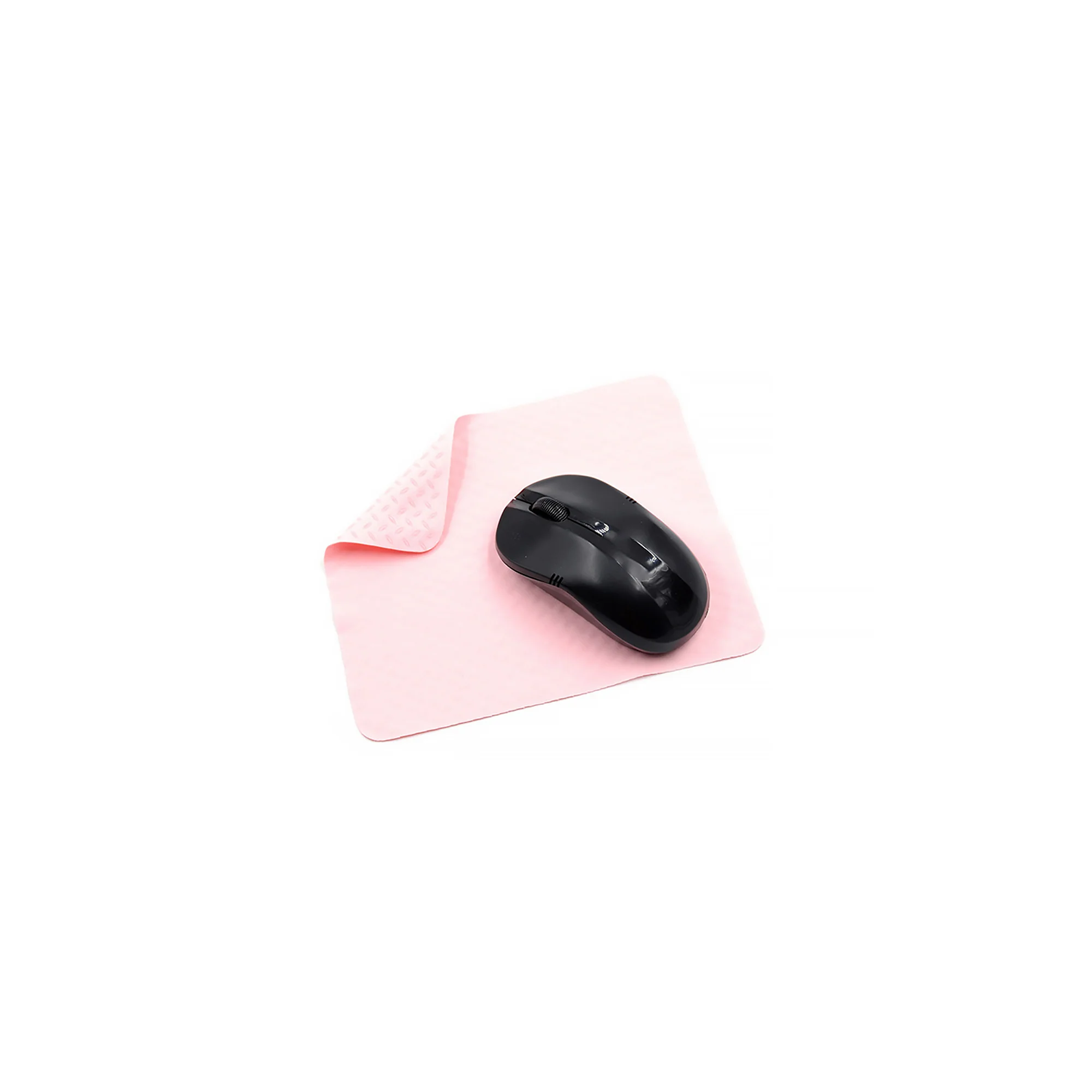 Microfibre Glasses Cleaning Cloth 2-In-1 Anti-Slip Mouse Pad