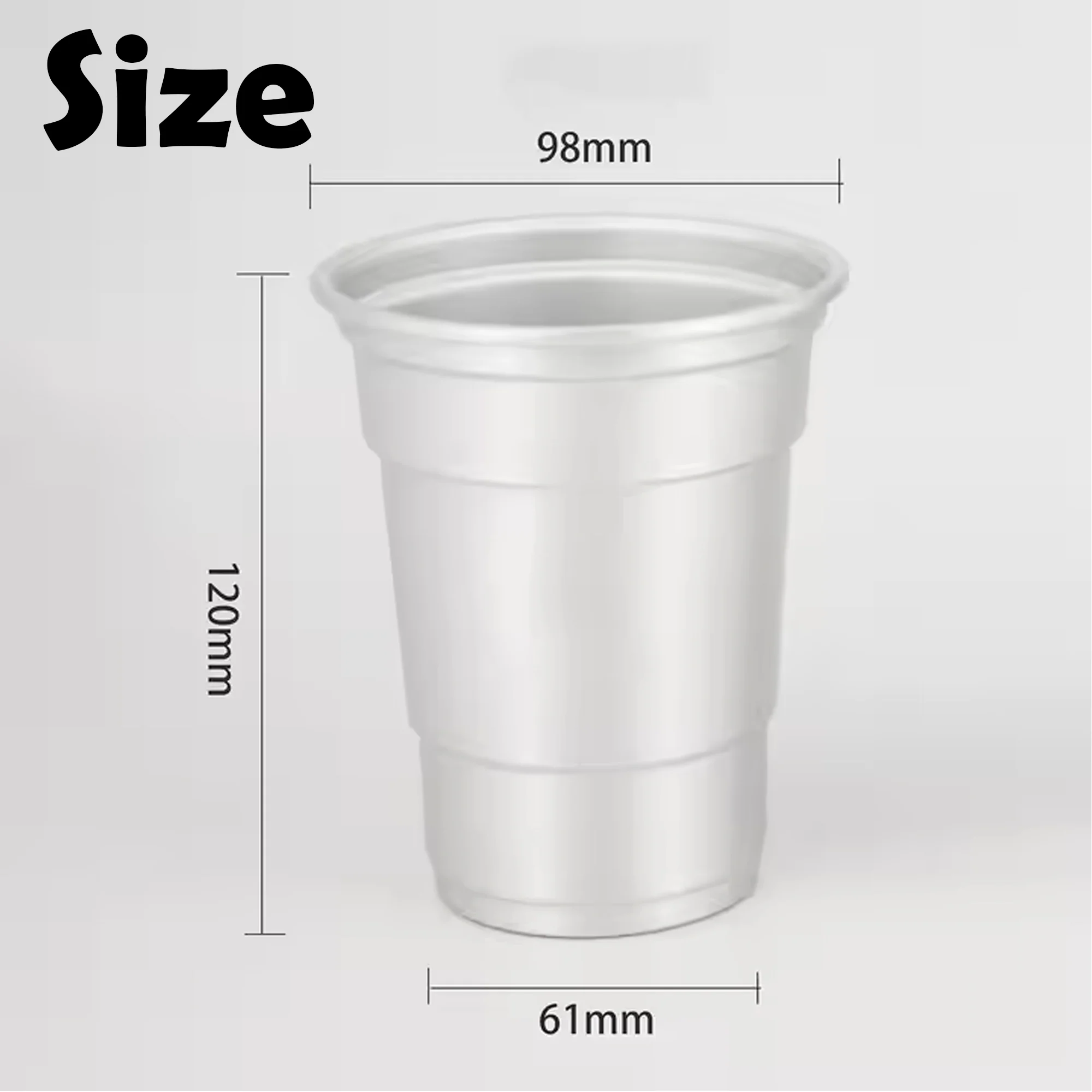 Discoloration Aluminum Cup