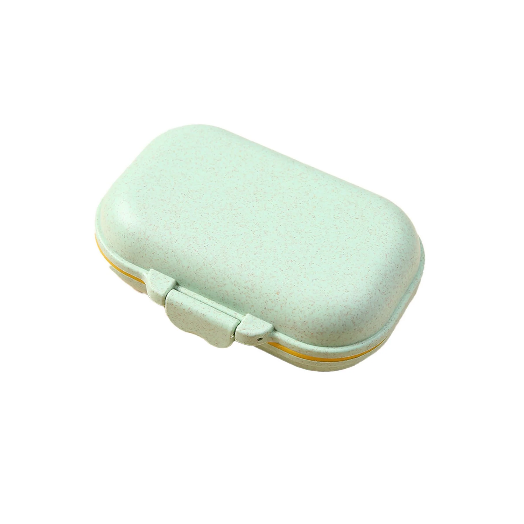 7 Compartments Wheat Straw Pill Container