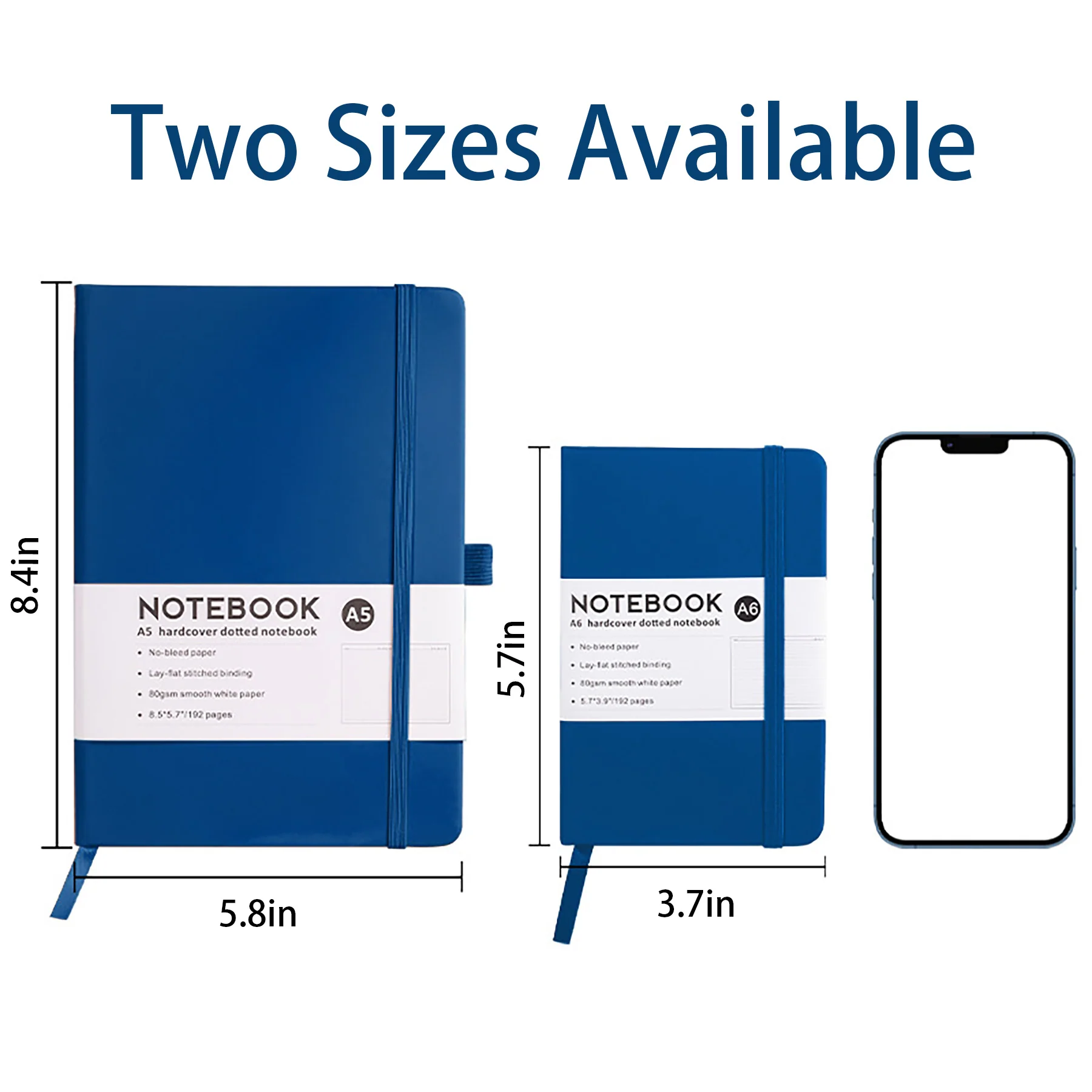 192-Page Lined Hardcover Notebook
