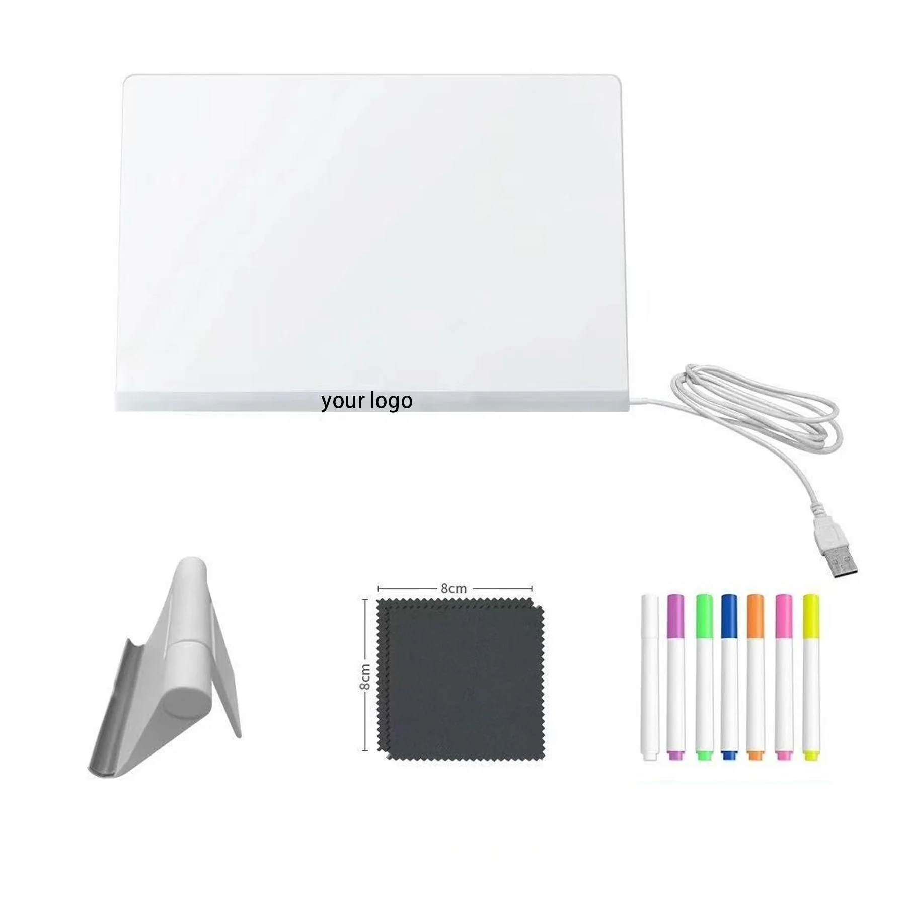 Acrylic Dry Erase Board With Light