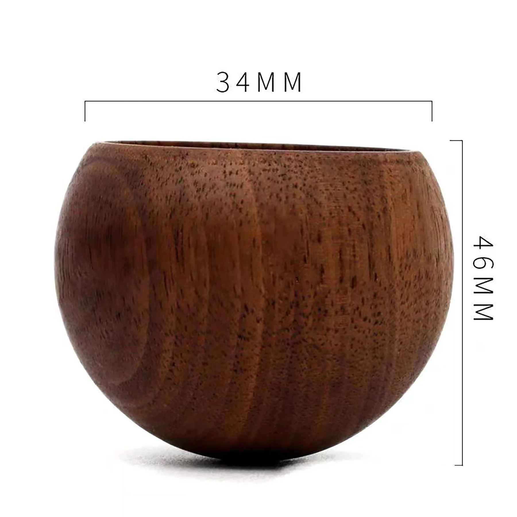 Portable Mini Round Wooden Essential Oil Diffuser Tumbler