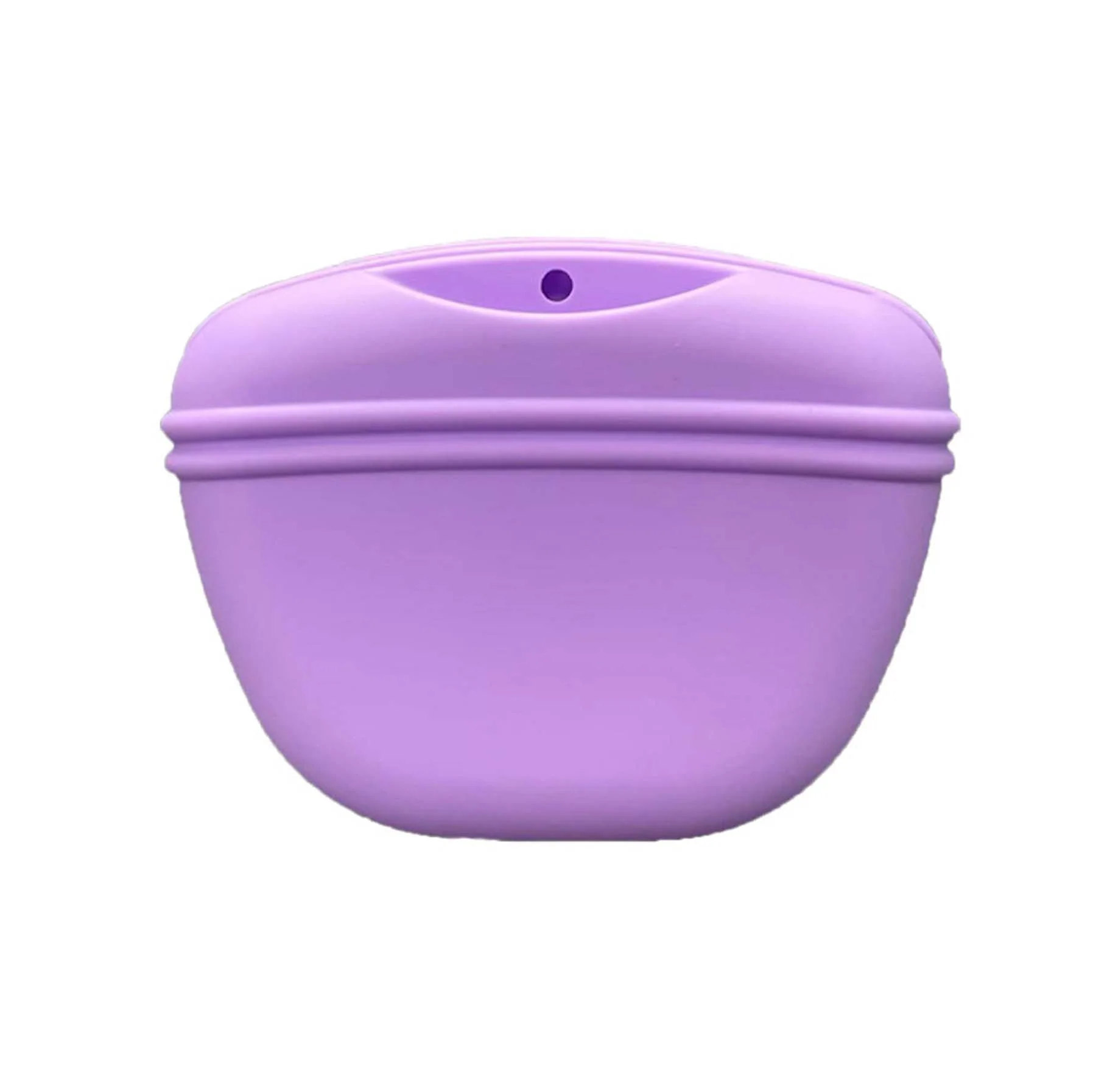 Portable Silicone Dog Treat Pouch W/ Clip & Magnetic Closure