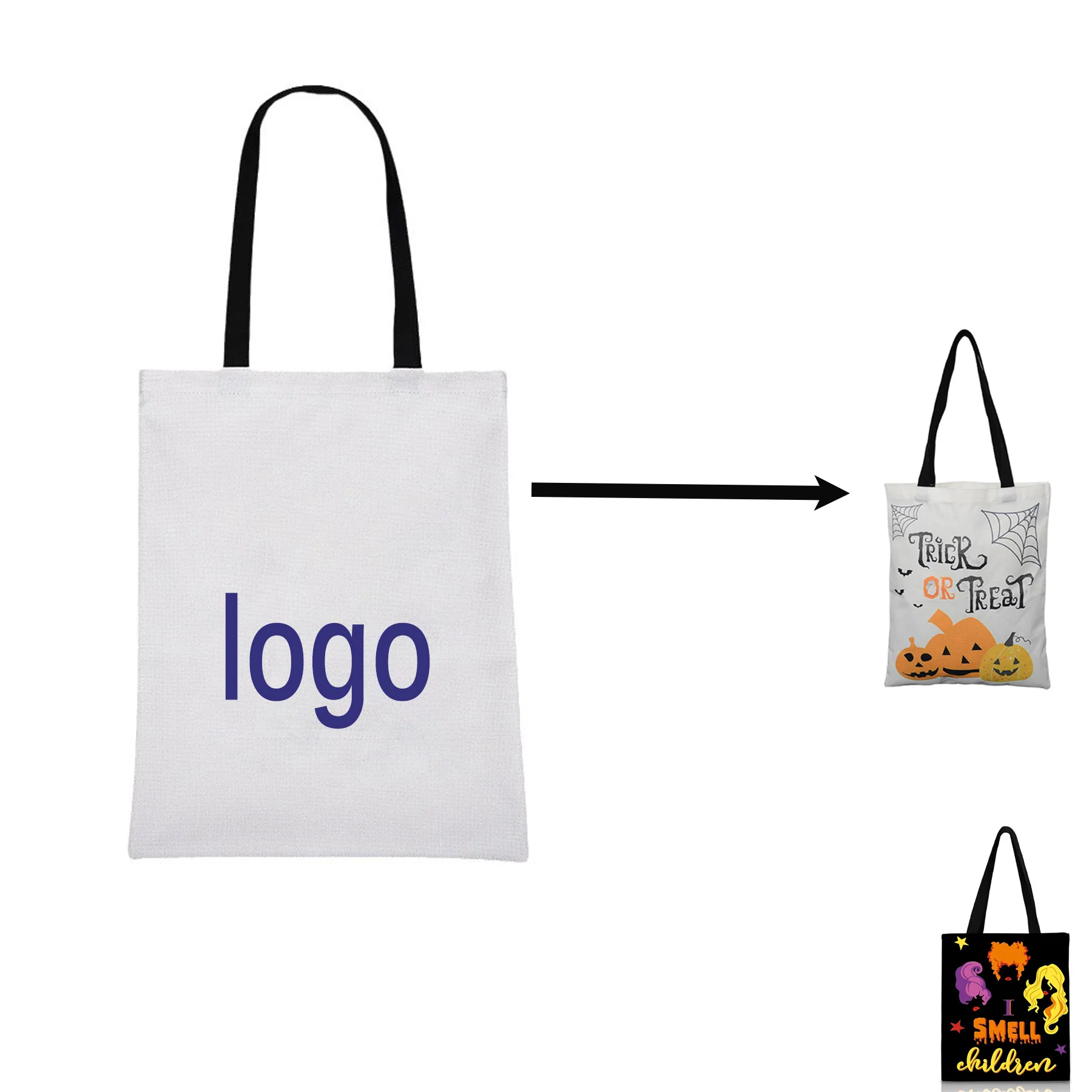 Pumpkin Trick-or-Treat Canvas Tote
