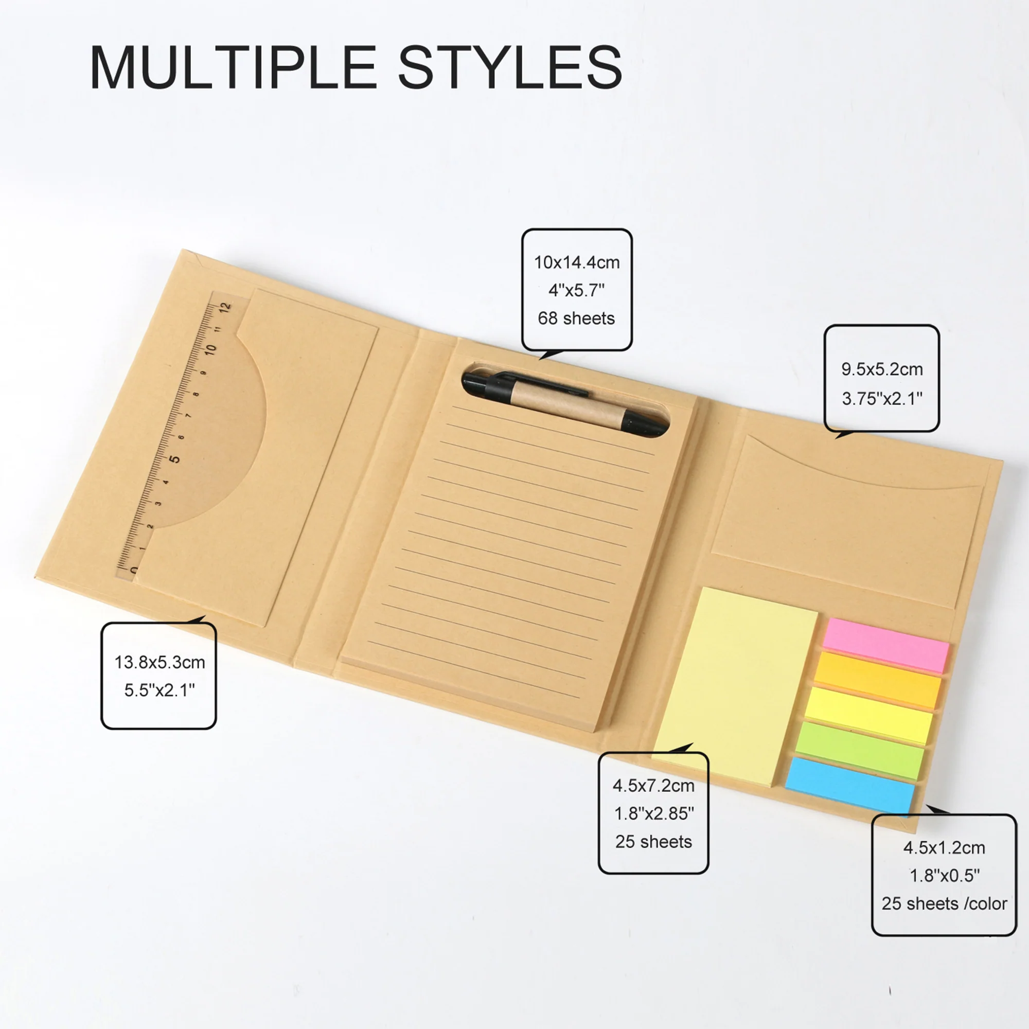 Kraft Paper Sticky Note Set