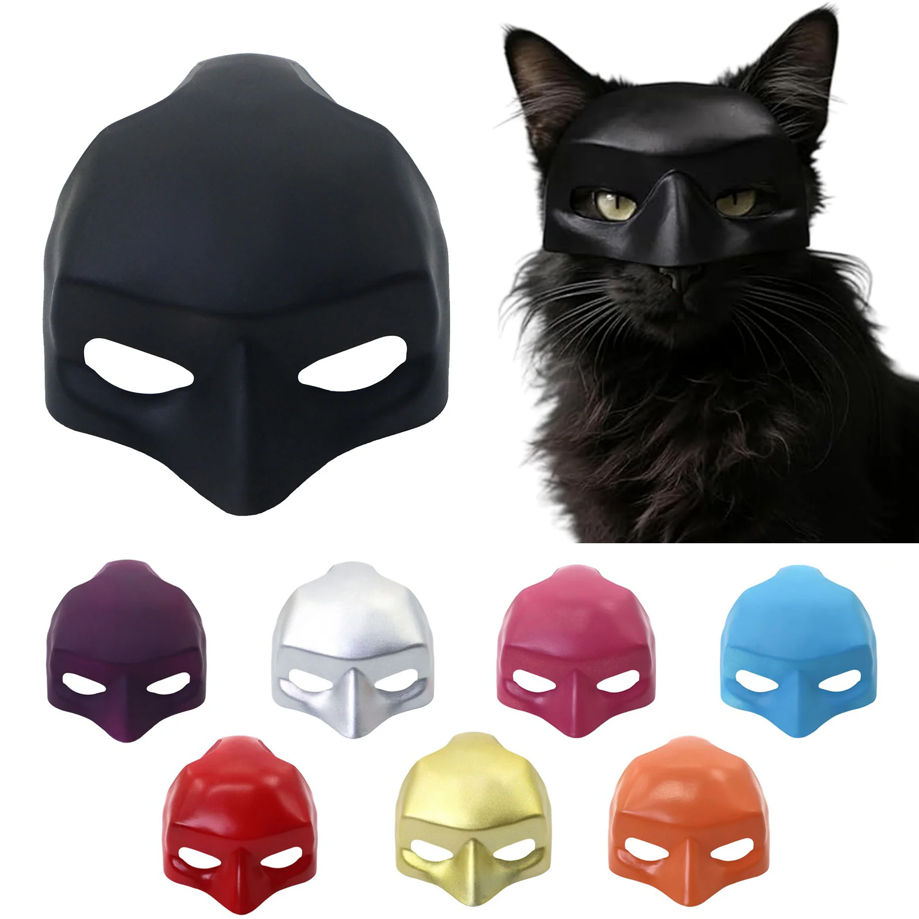 Superhero Cat Costume Mask