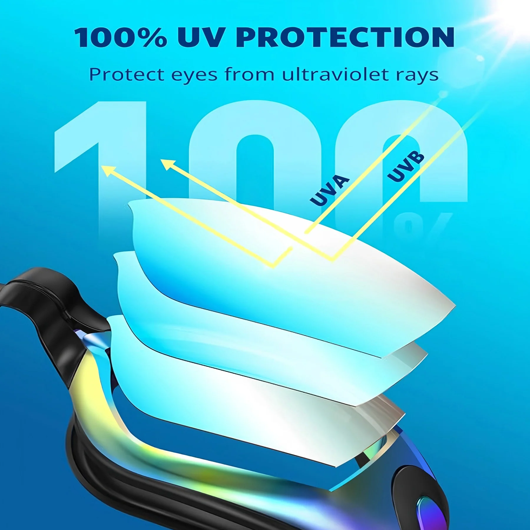 Adult Silicone Swimming Goggles