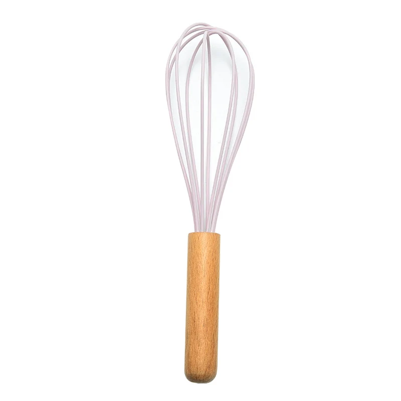 Silicone Whisk w/Wood Handle