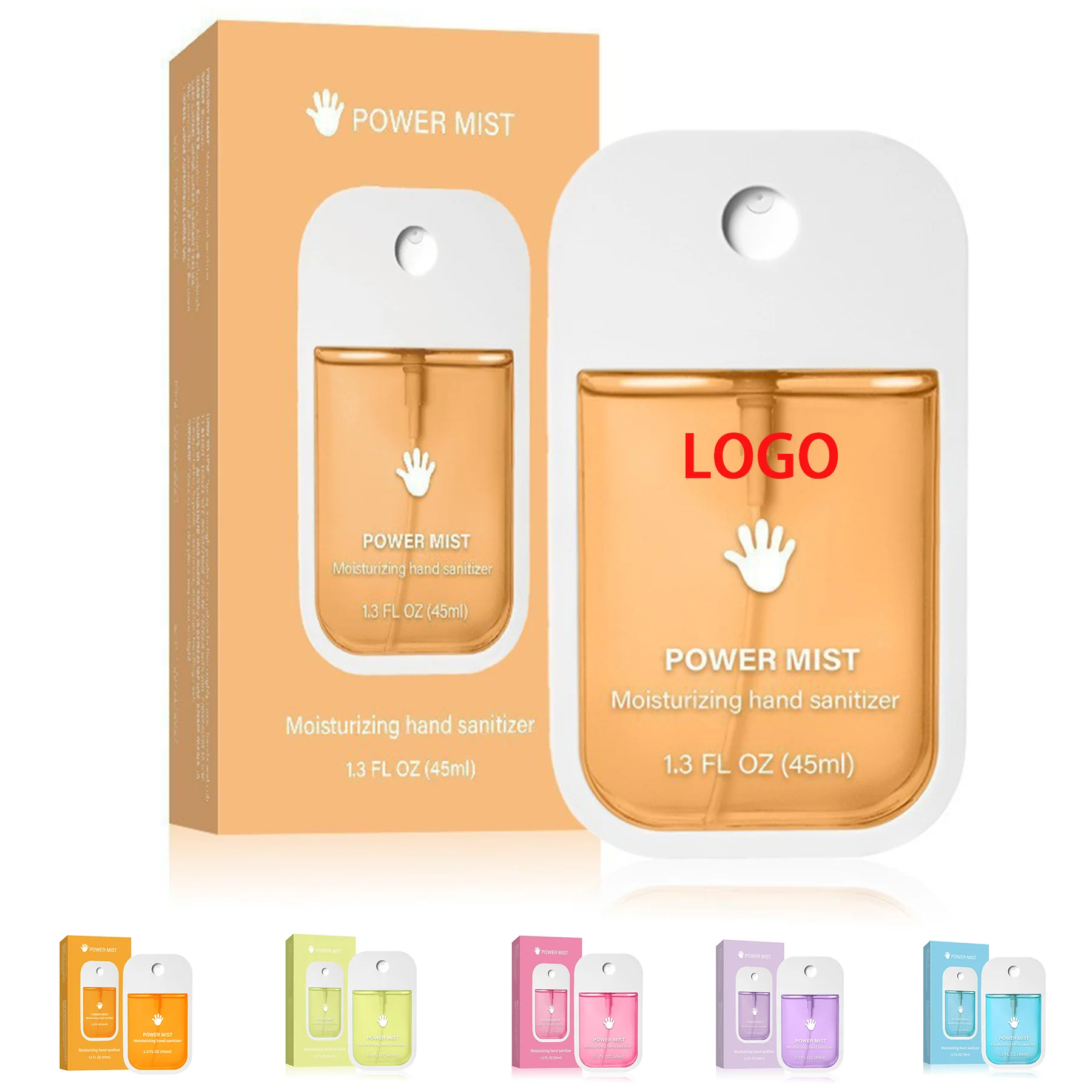 Power Mist Hydrating Hand Sanitizer Spray Travel Size 45ml