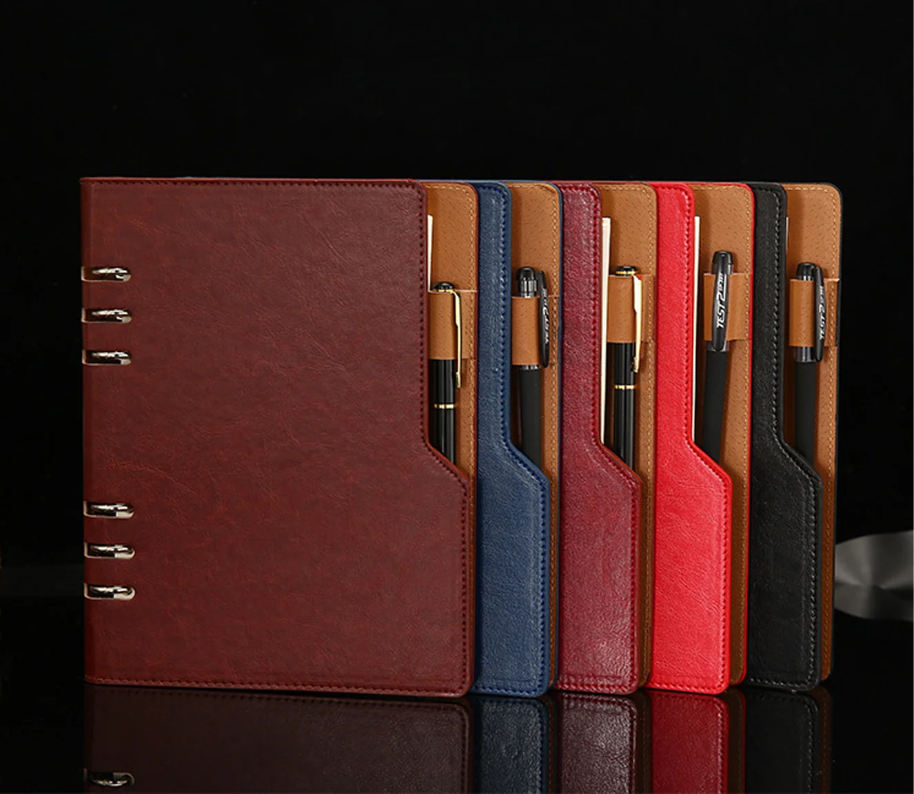 A5 Pu Loose-Leaf Business Agenda Notebook