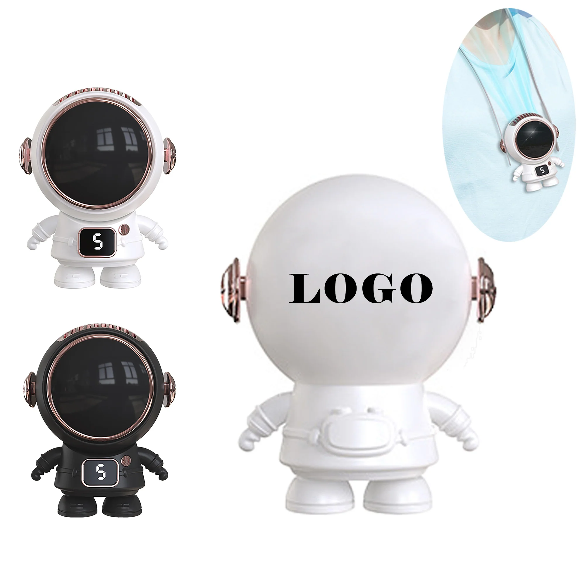 Mini Astronaut Hanging Neck Fan