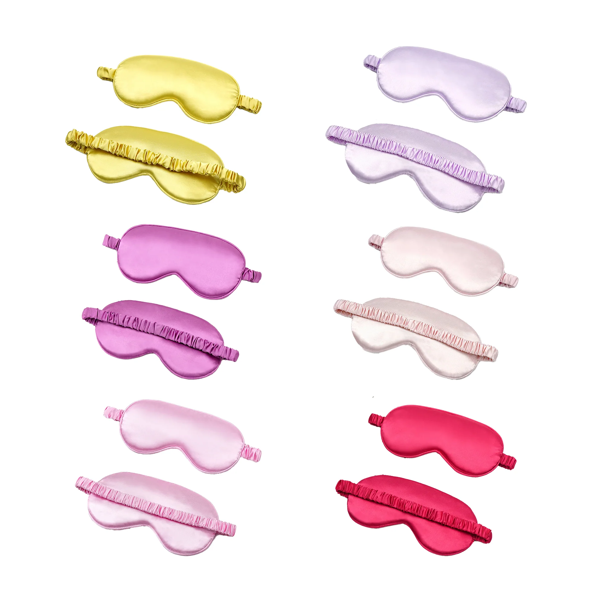 Eye Mask With Imitation Silk Strap