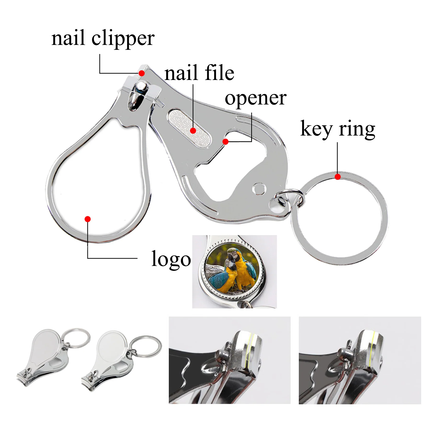 3-in-1 Promotional Gift Nail Scissors