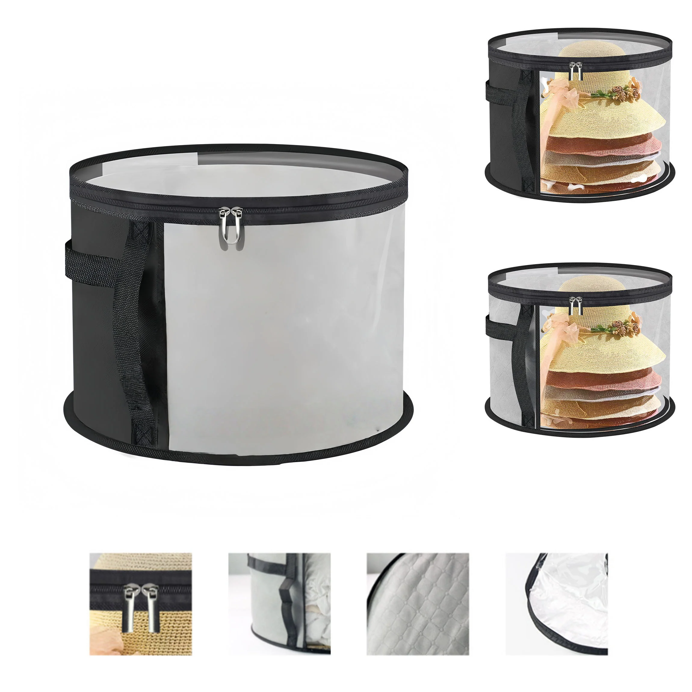 Round Clear Hat Organiser