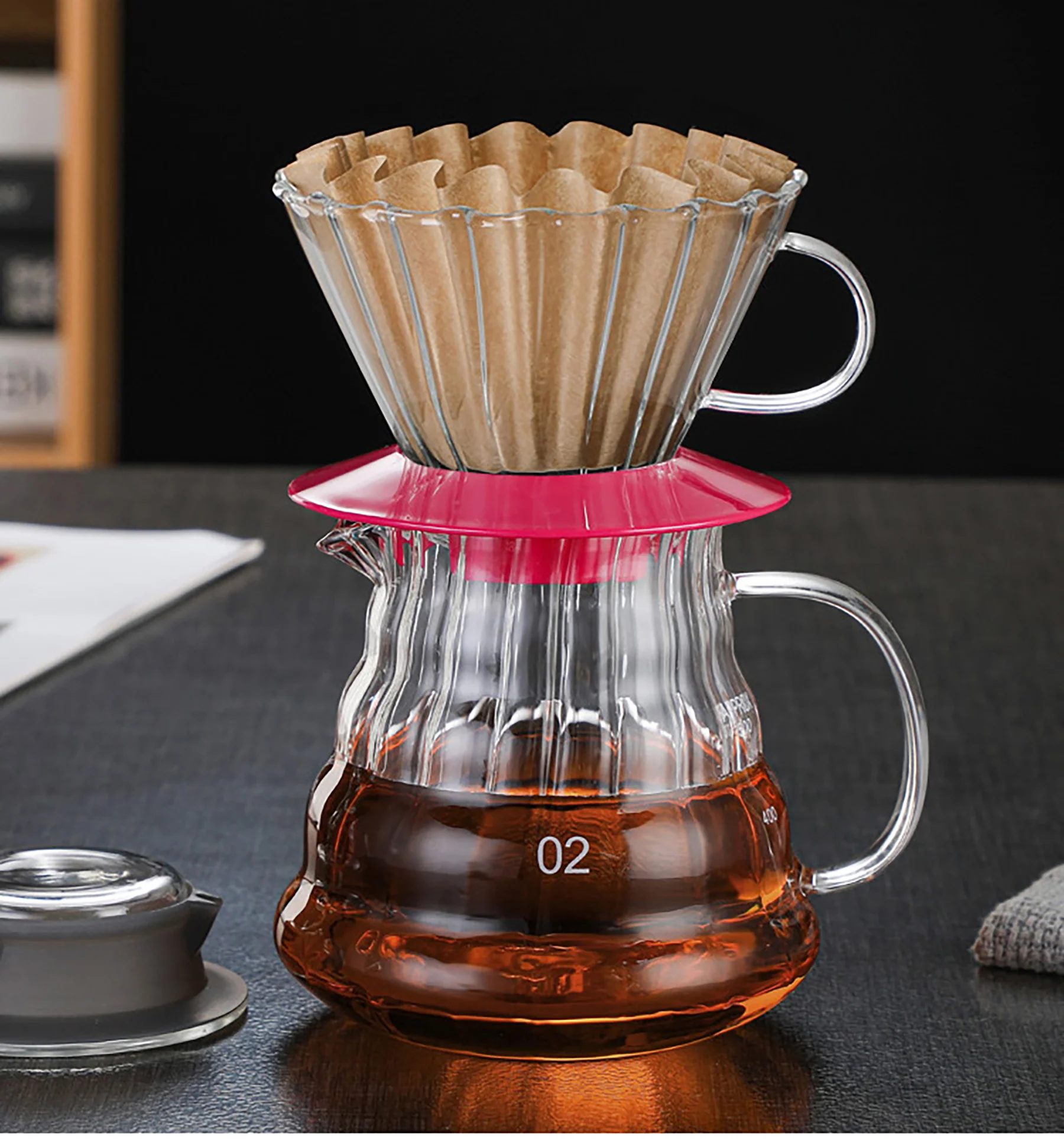 8-12 Cups 50 pack Natural Unbleached Coffee Filter