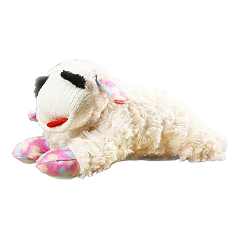 Dog Squeak Stuffed Toy Lamb Sheep Machine Washable