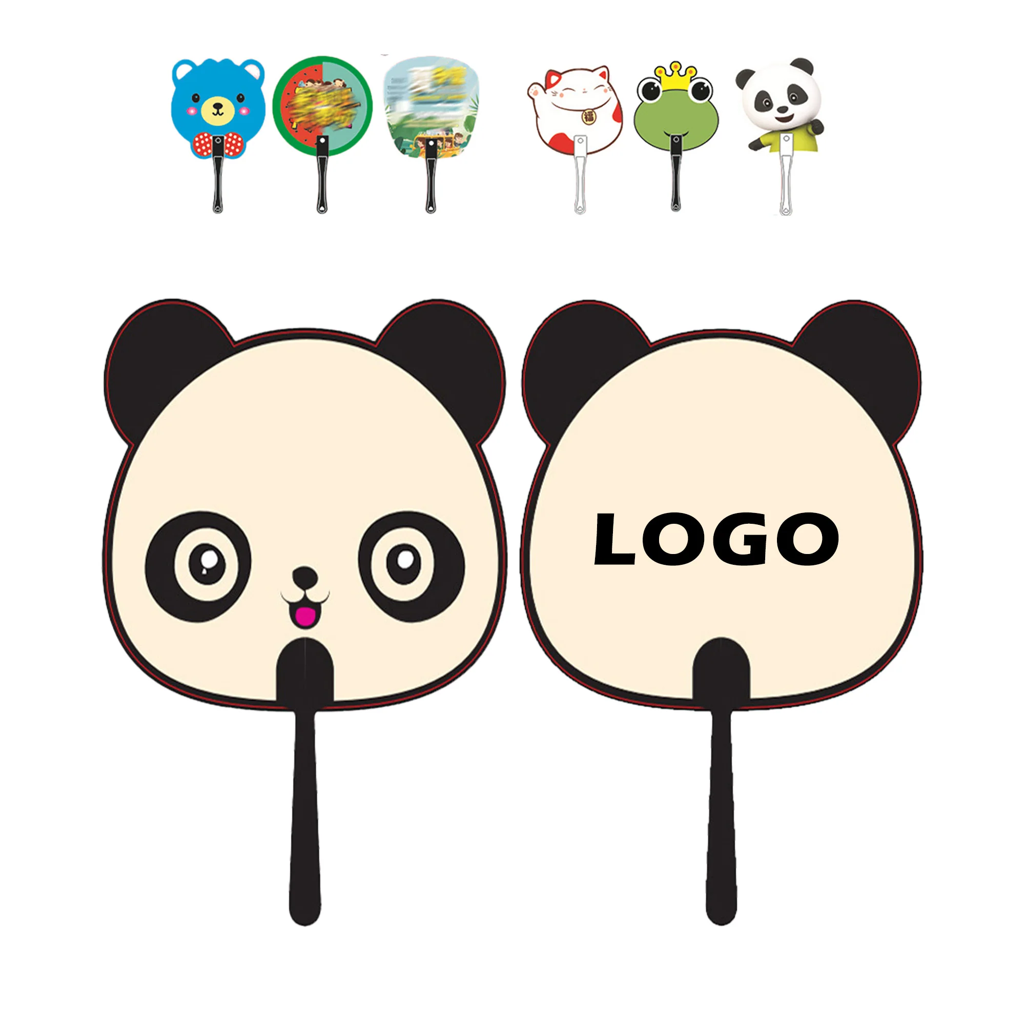Full Color Advertising Plastic Fan