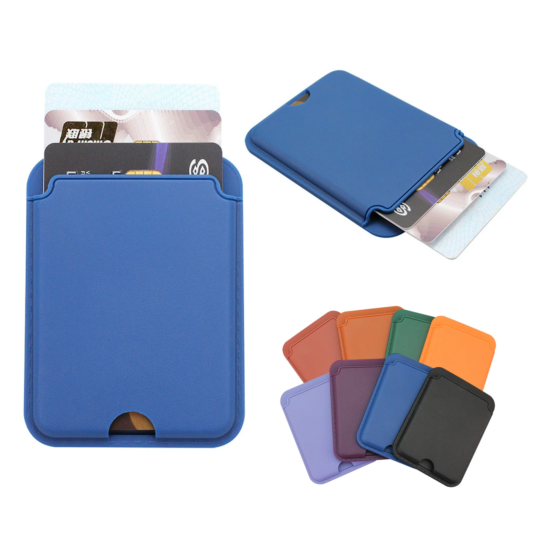Large Capacity Cell Phone Back Sticker Card Holder
