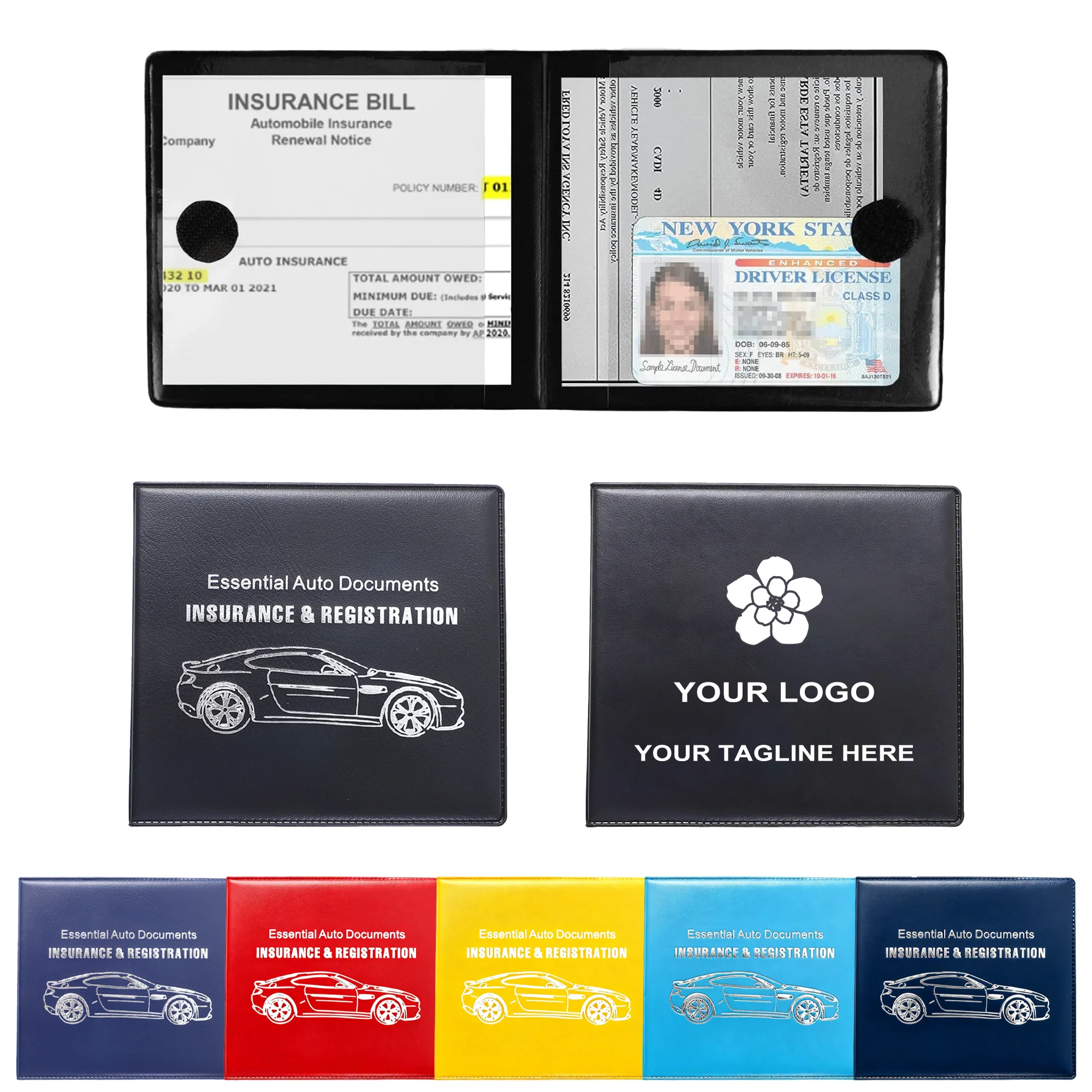 Car Registration and Insurance Card Holder