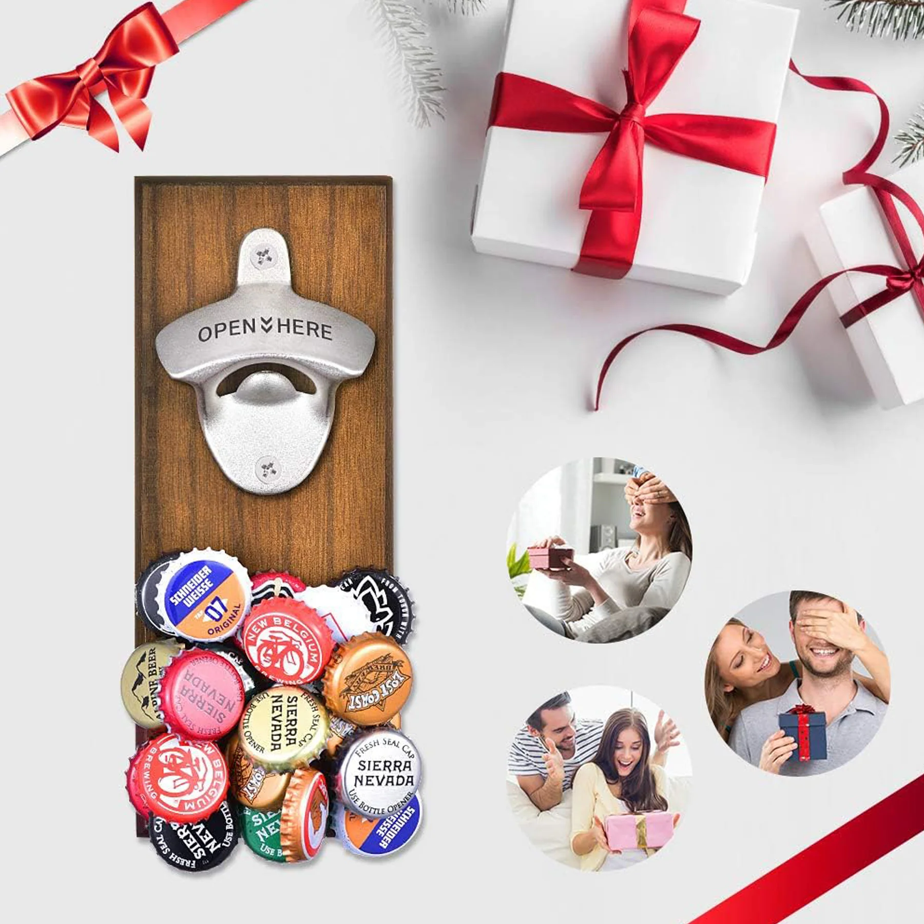 Wall-Mounted Magnetic Beer Opener