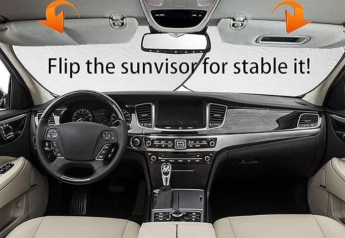 Foldable Square Windshield Sun Shade