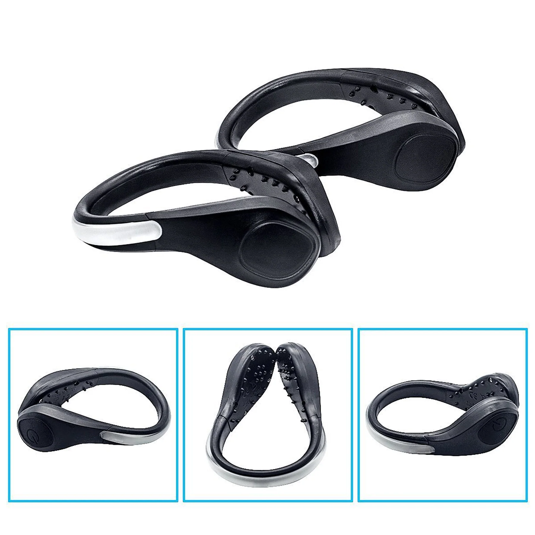 LED Safety Shoe Clip Lights - Night Running Gear